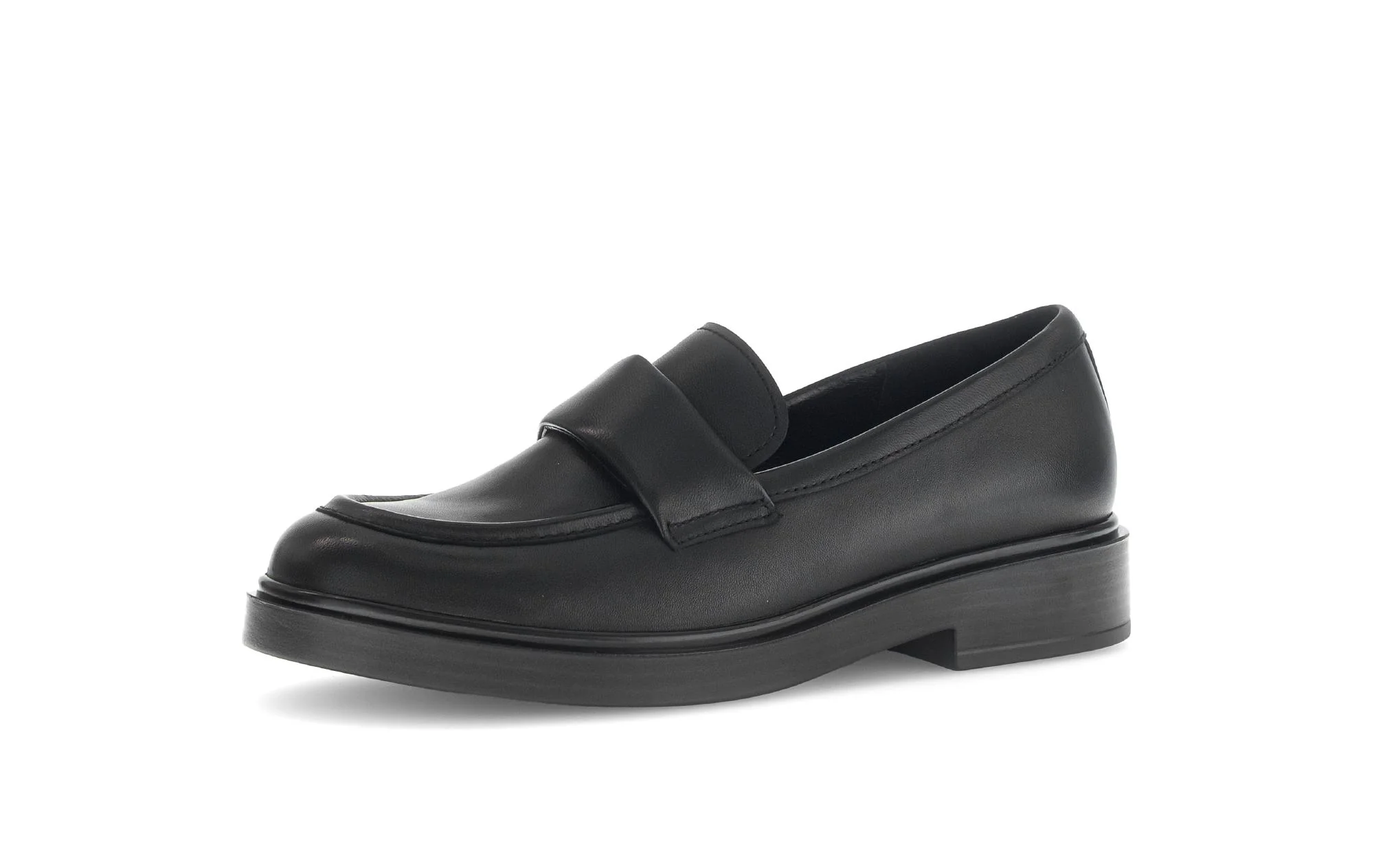 Mocassins noirs en cuir lisse - Image 6