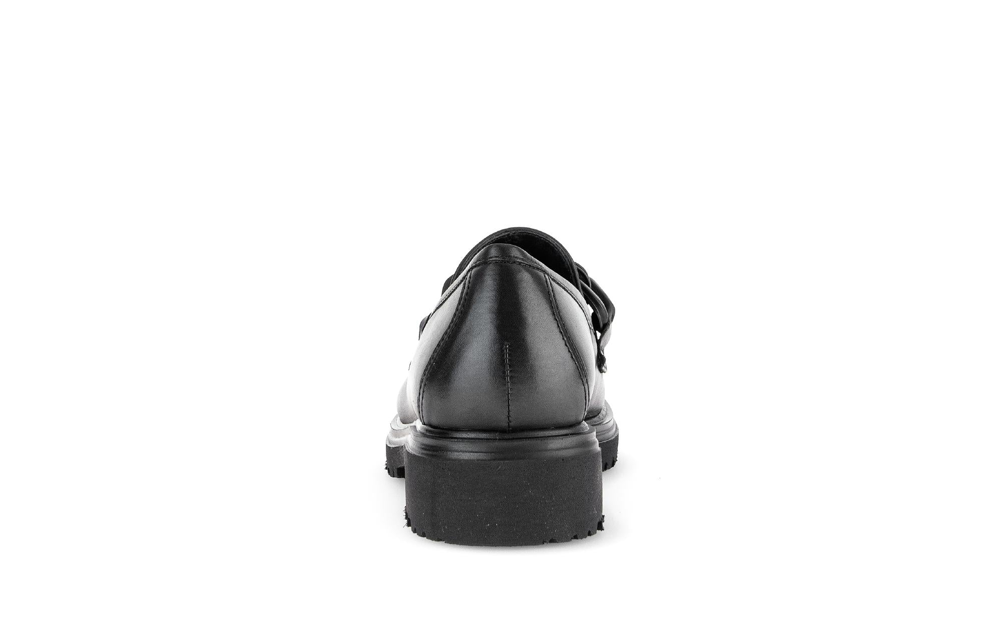 Mocassins noirs en cuir lisse - Image 4