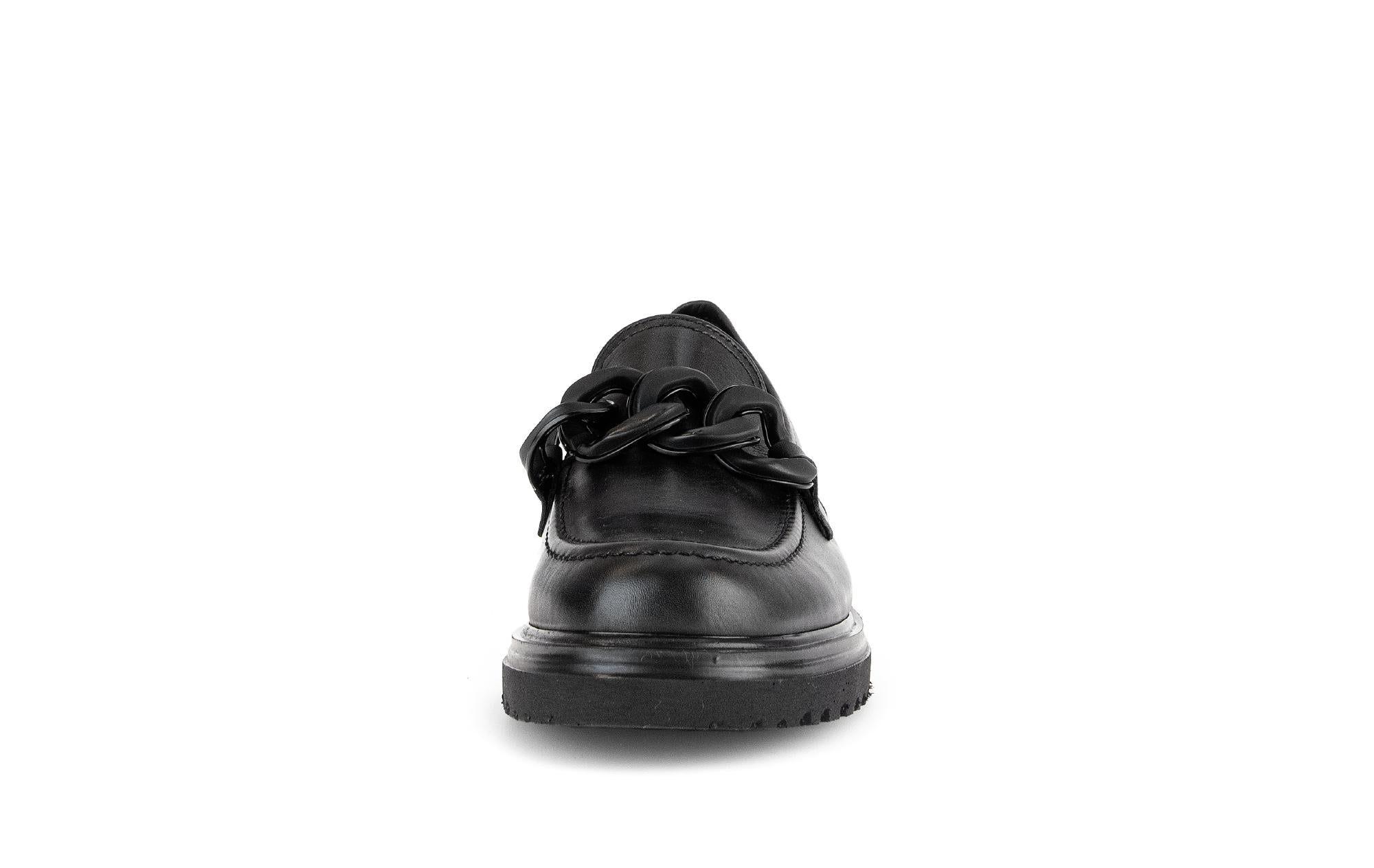 Mocassins noirs en cuir lisse - Image 5