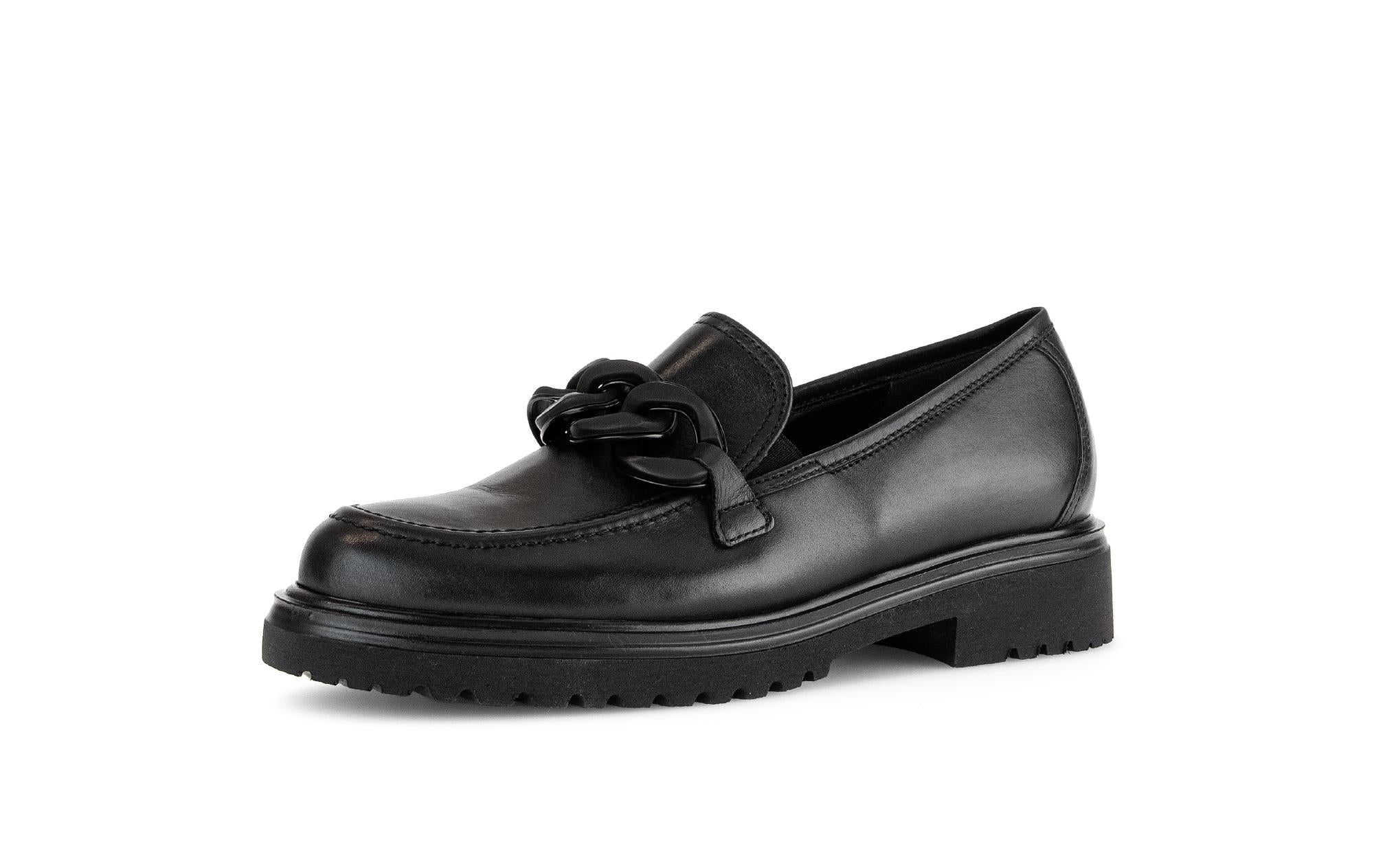 Mocassins noirs en cuir lisse - Image 6