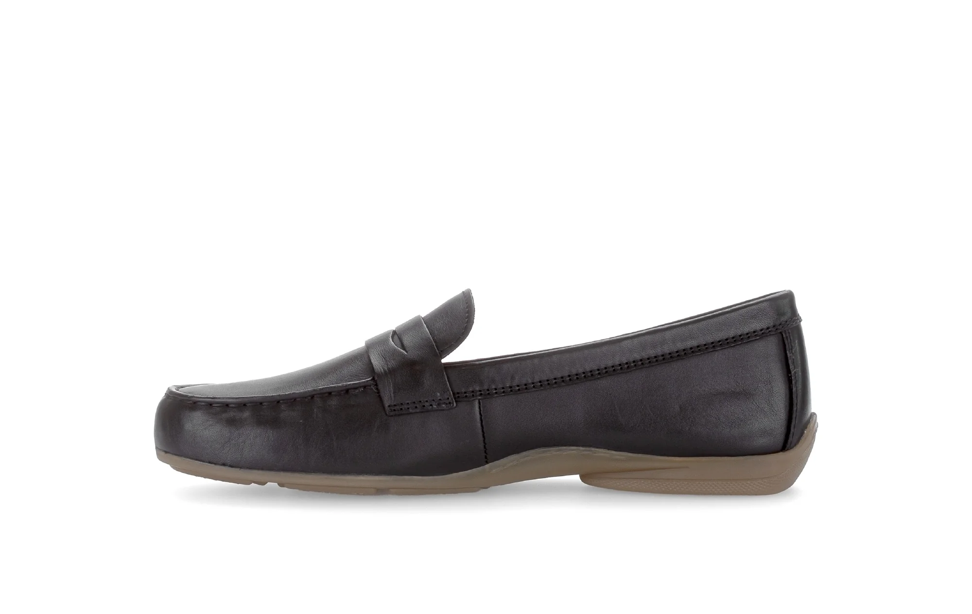 Mocassins noirs en cuir lisse - Image 2