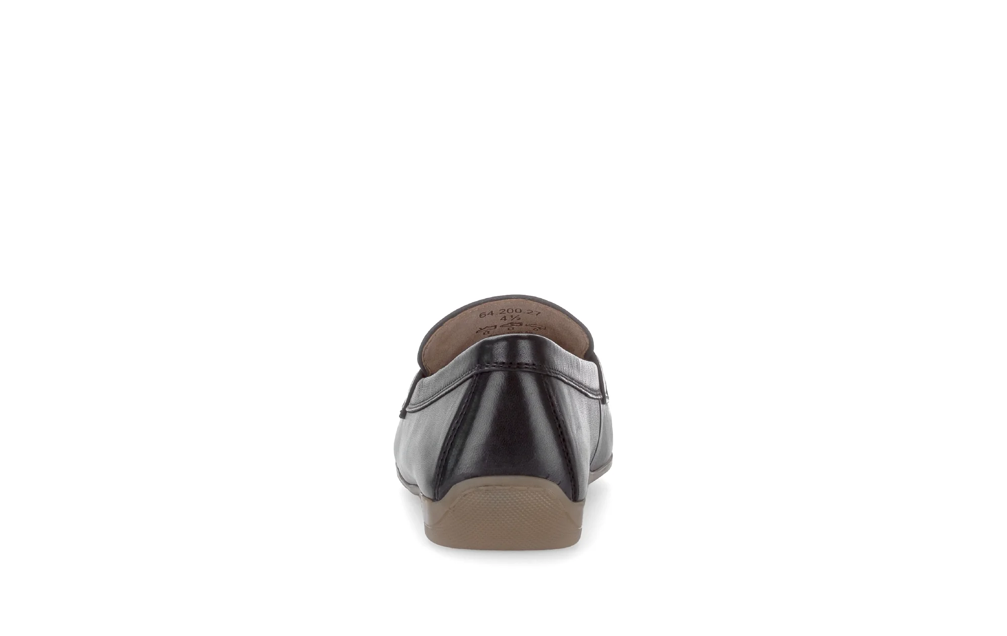 Mocassins noirs en cuir lisse - Image 4