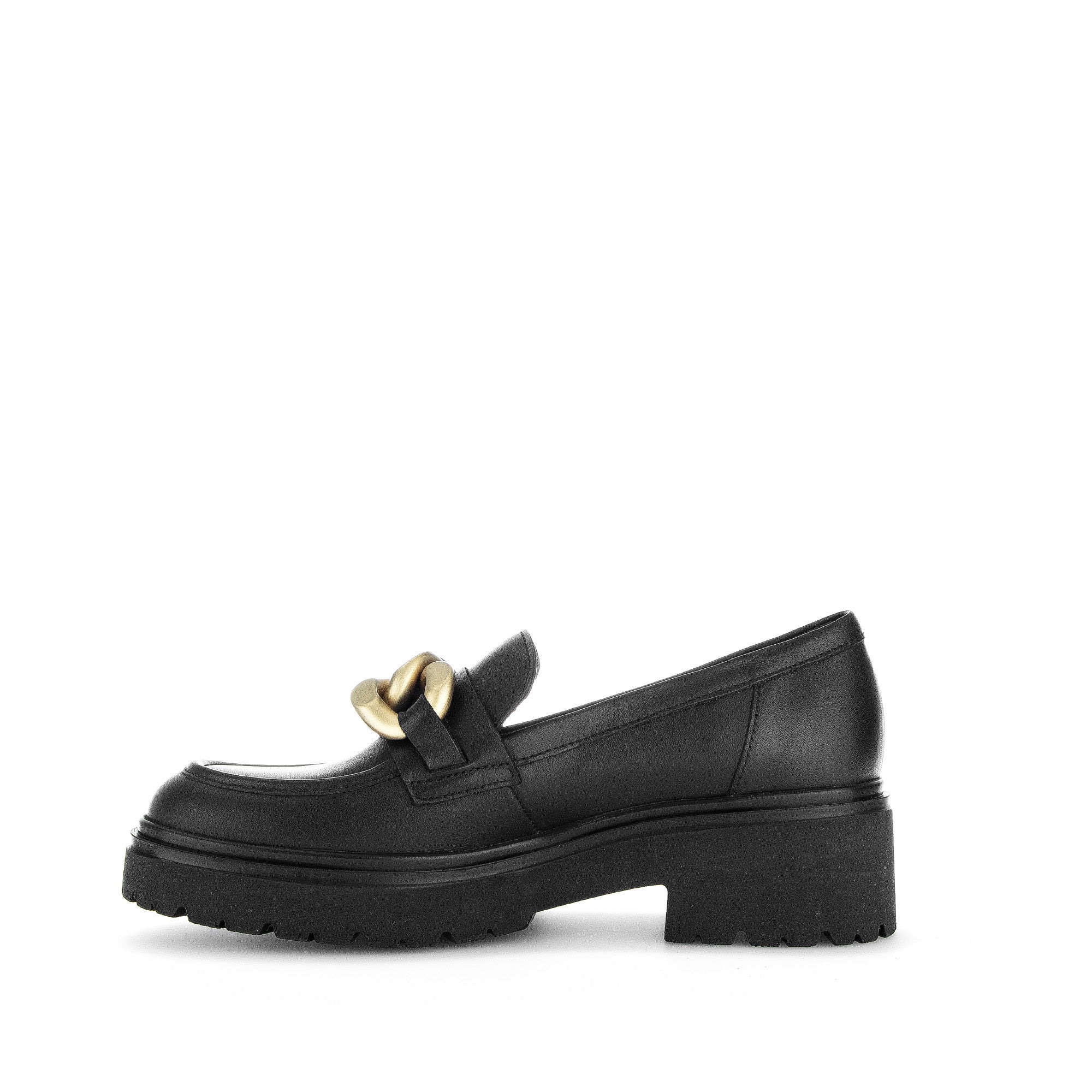 Mocassins noirs en cuir lisse - Image 2