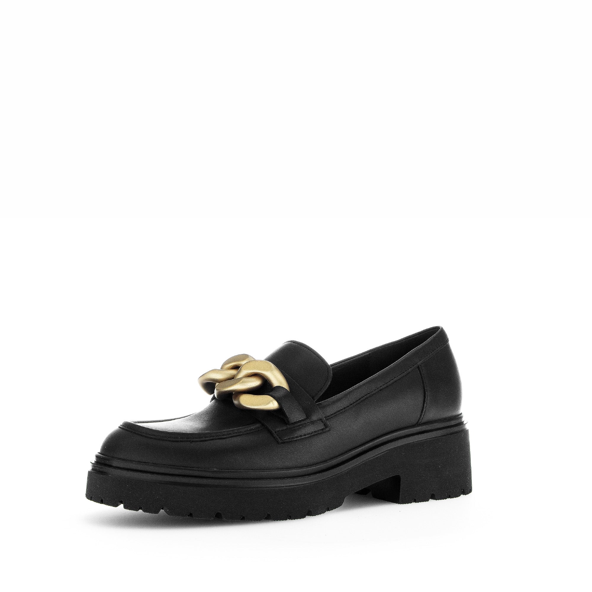 Mocassins noirs en cuir lisse - Image 3
