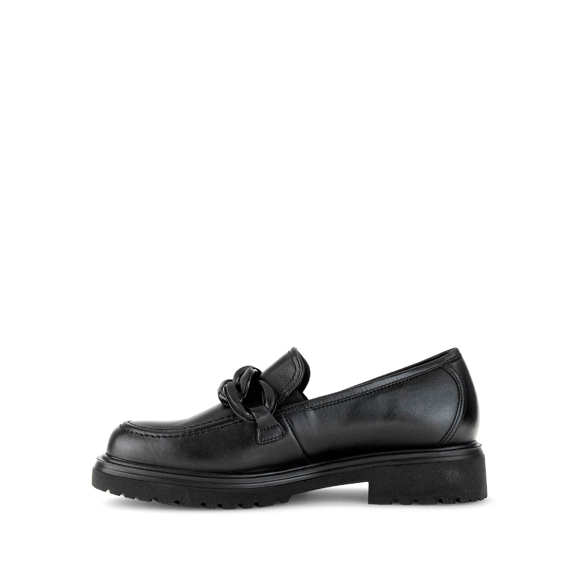 Mocassins noirs en cuir lisse - Image 2