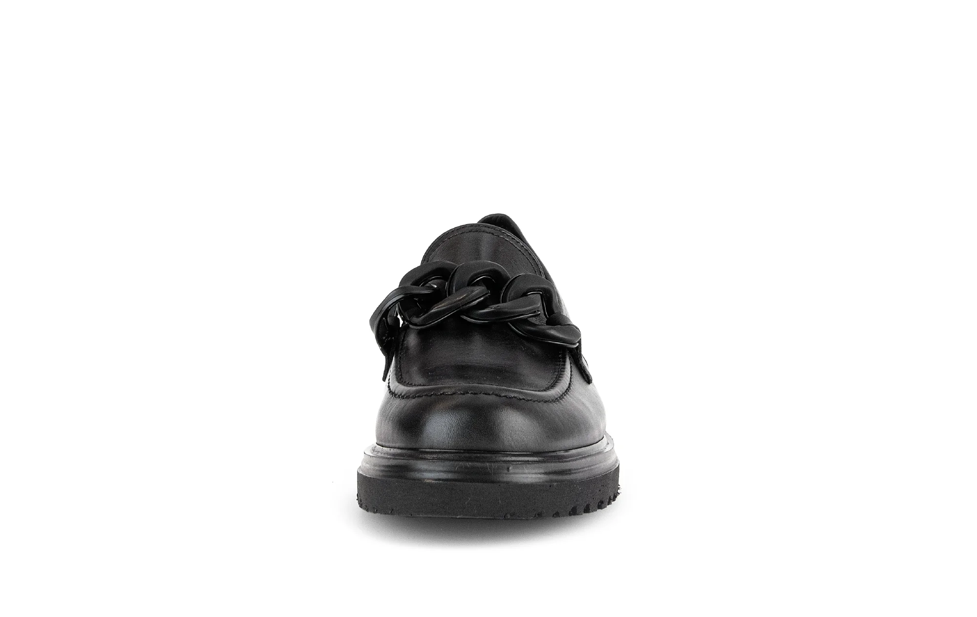 Mocassins noirs en cuir lisse - Image 4