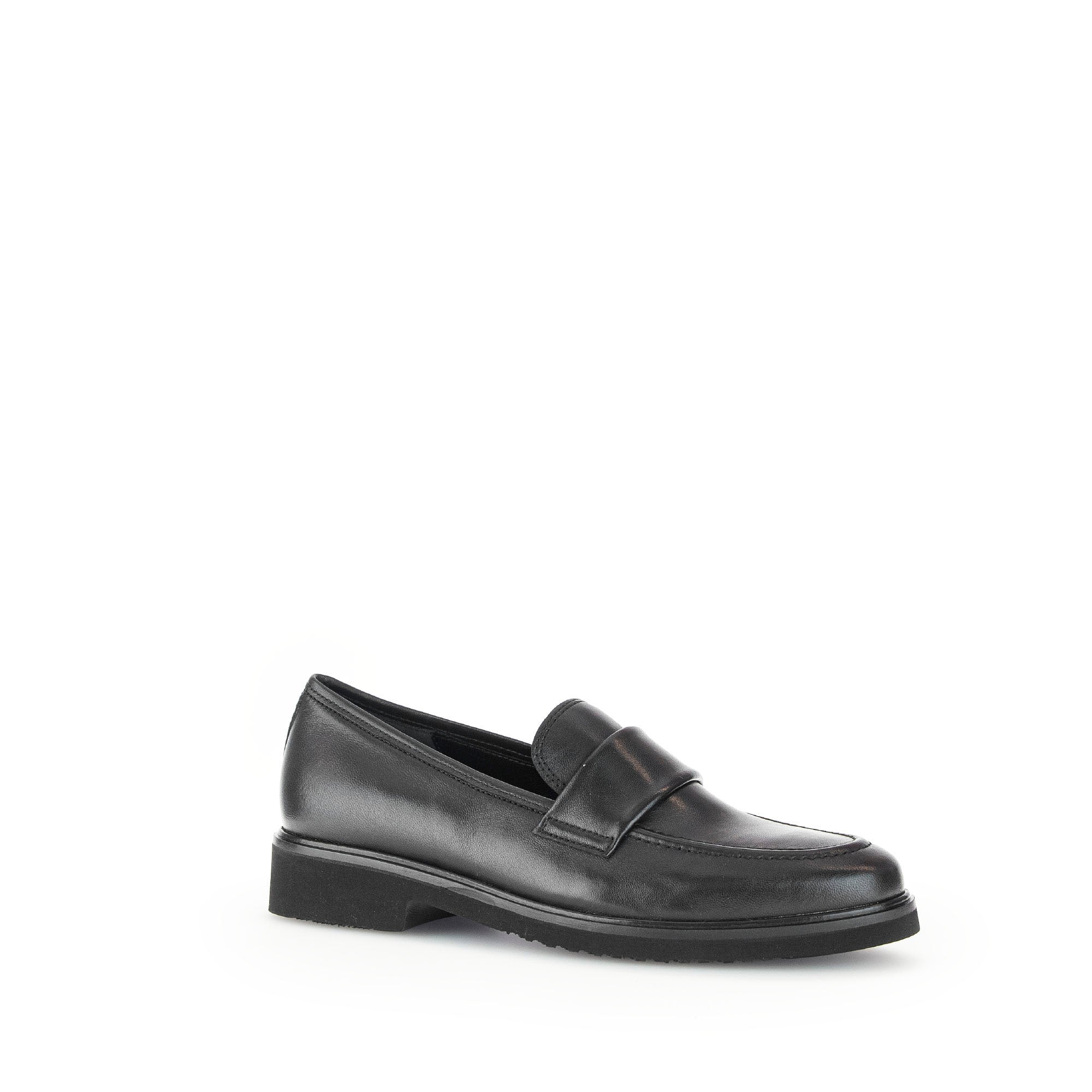 Mocassins noirs en cuir lisse - Image 3