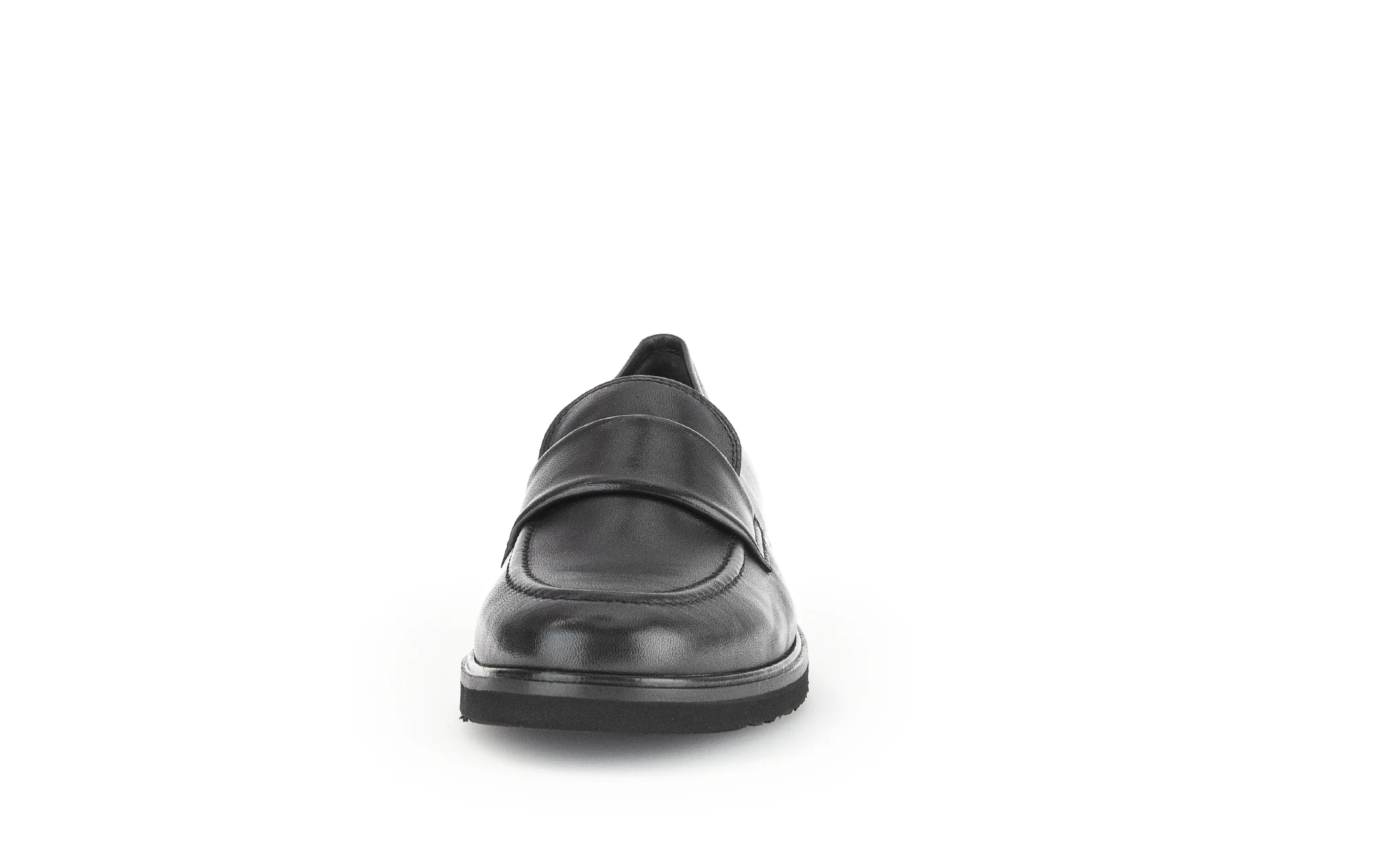 Mocassins noirs en cuir lisse - Image 4