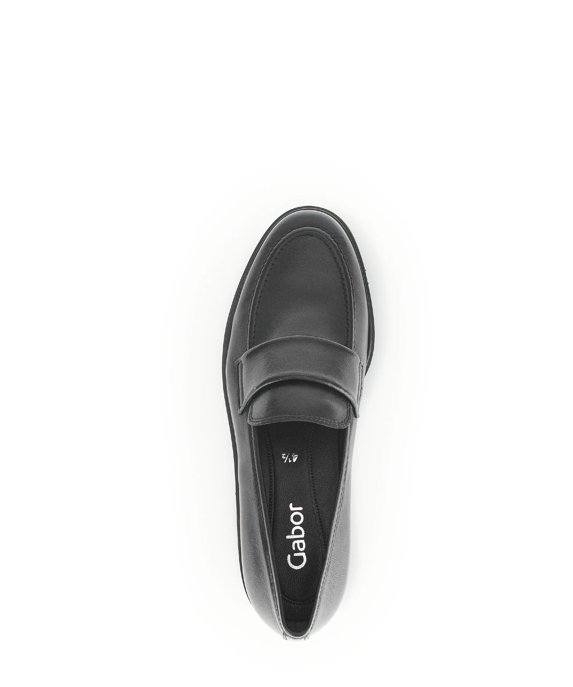 Mocassins noirs en cuir lisse - Image 6