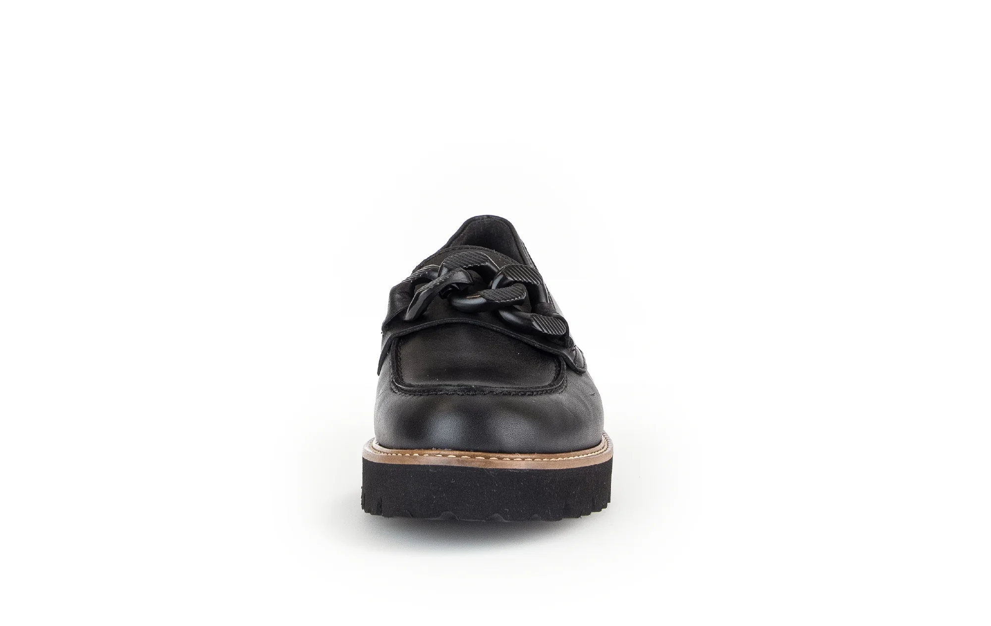 Mocassins noirs en cuir lisse - Image 4