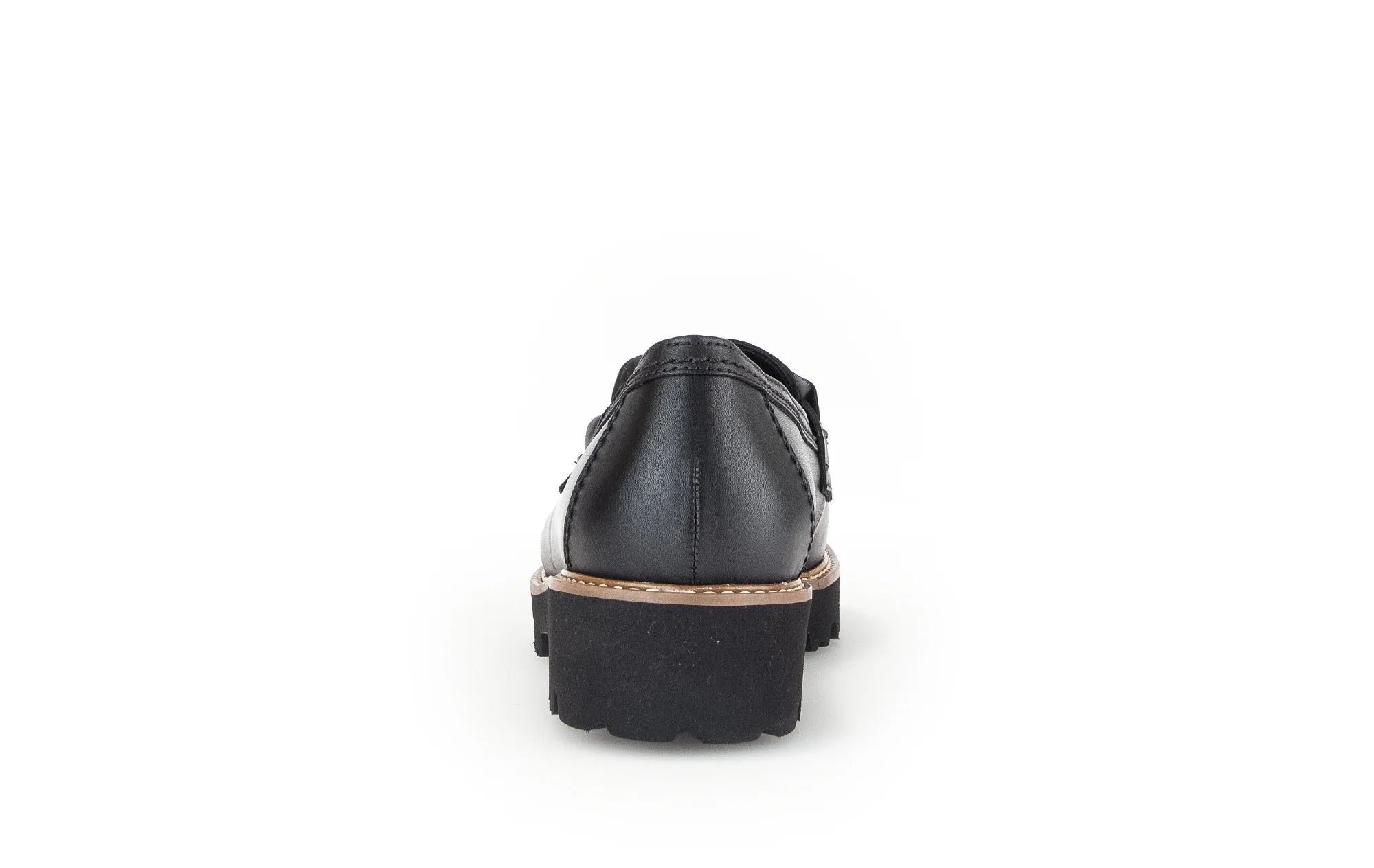 Mocassins noirs en cuir lisse - Image 5