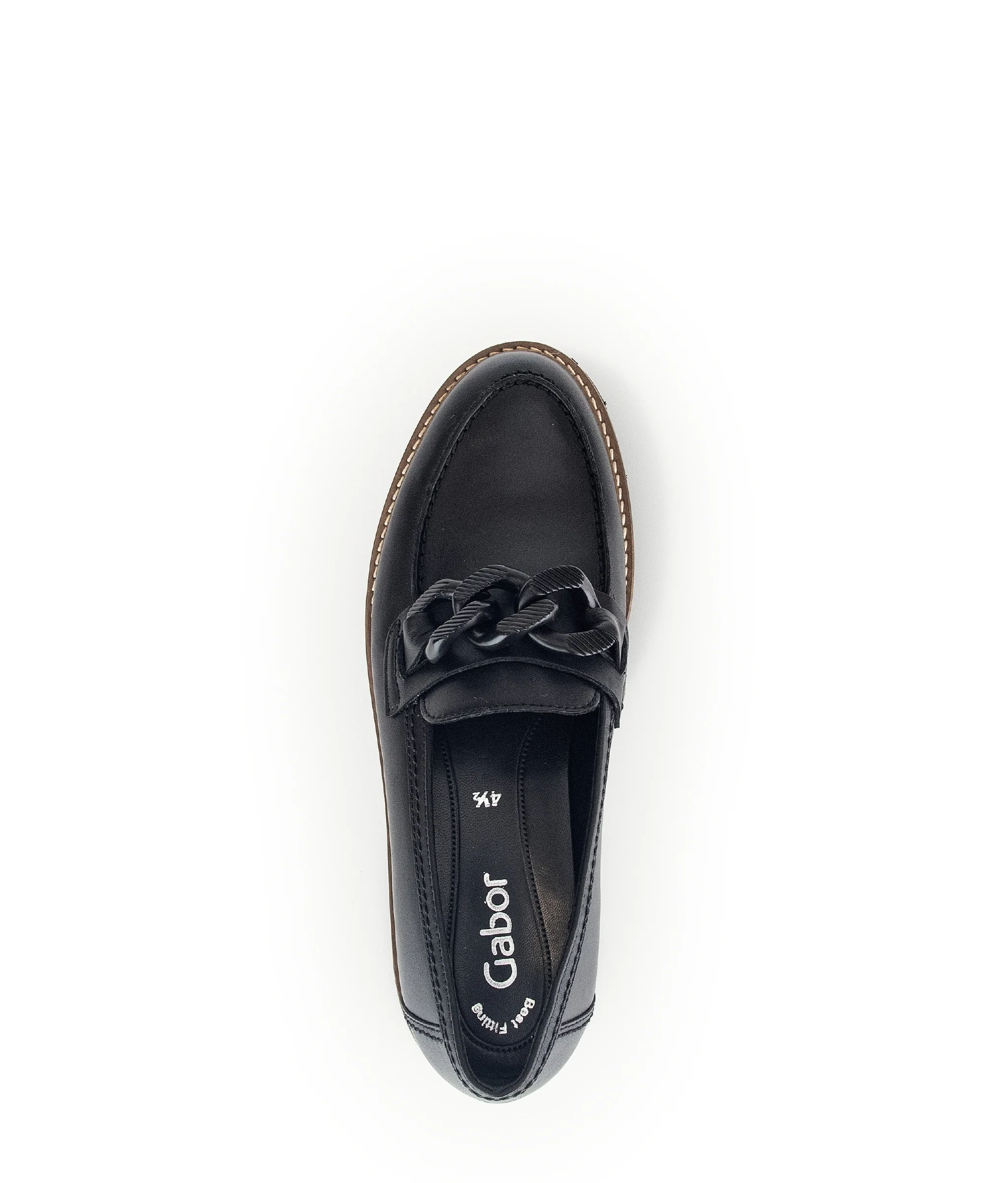 Mocassins noirs en cuir lisse - Image 6
