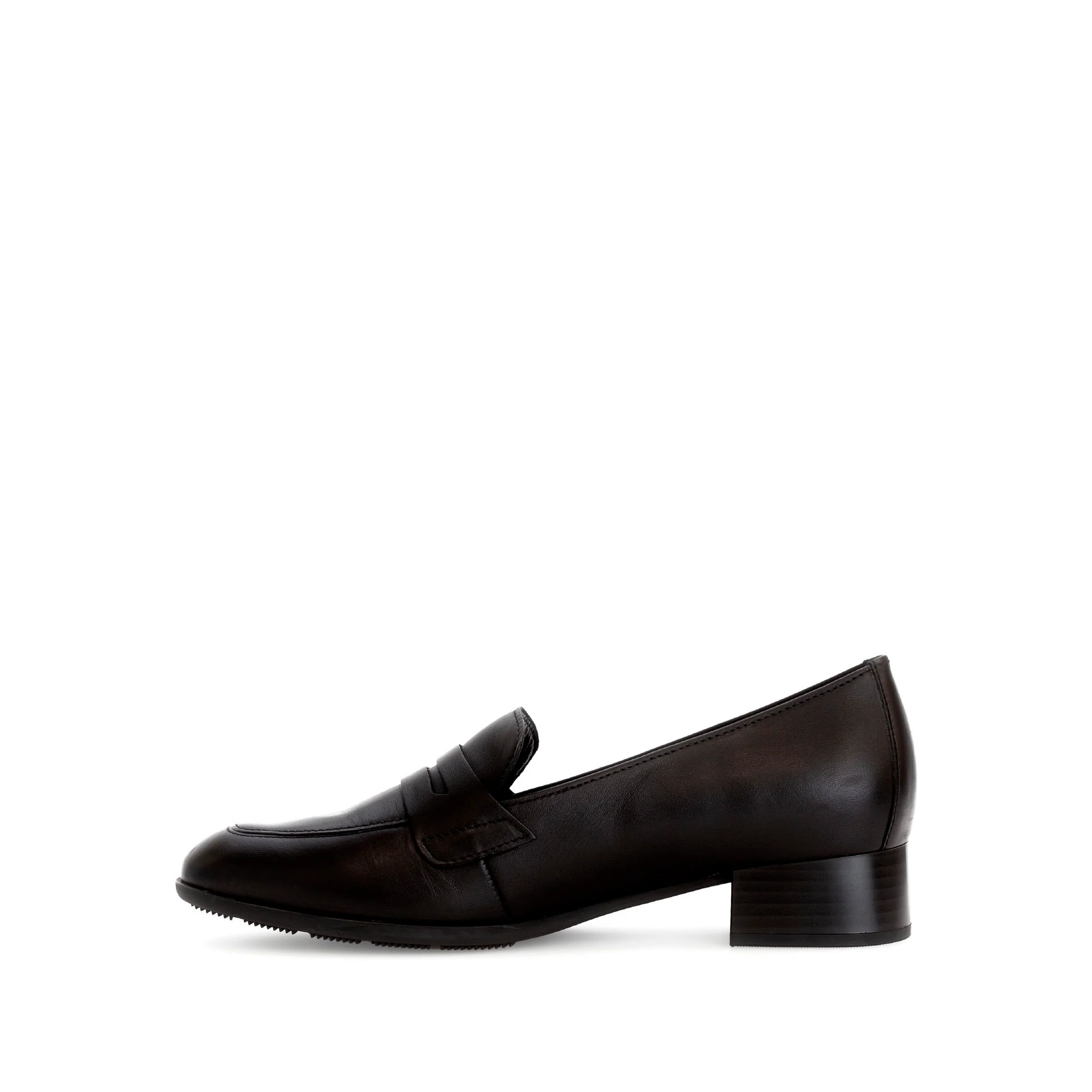Mocassins noirs en cuir lisse - Image 2