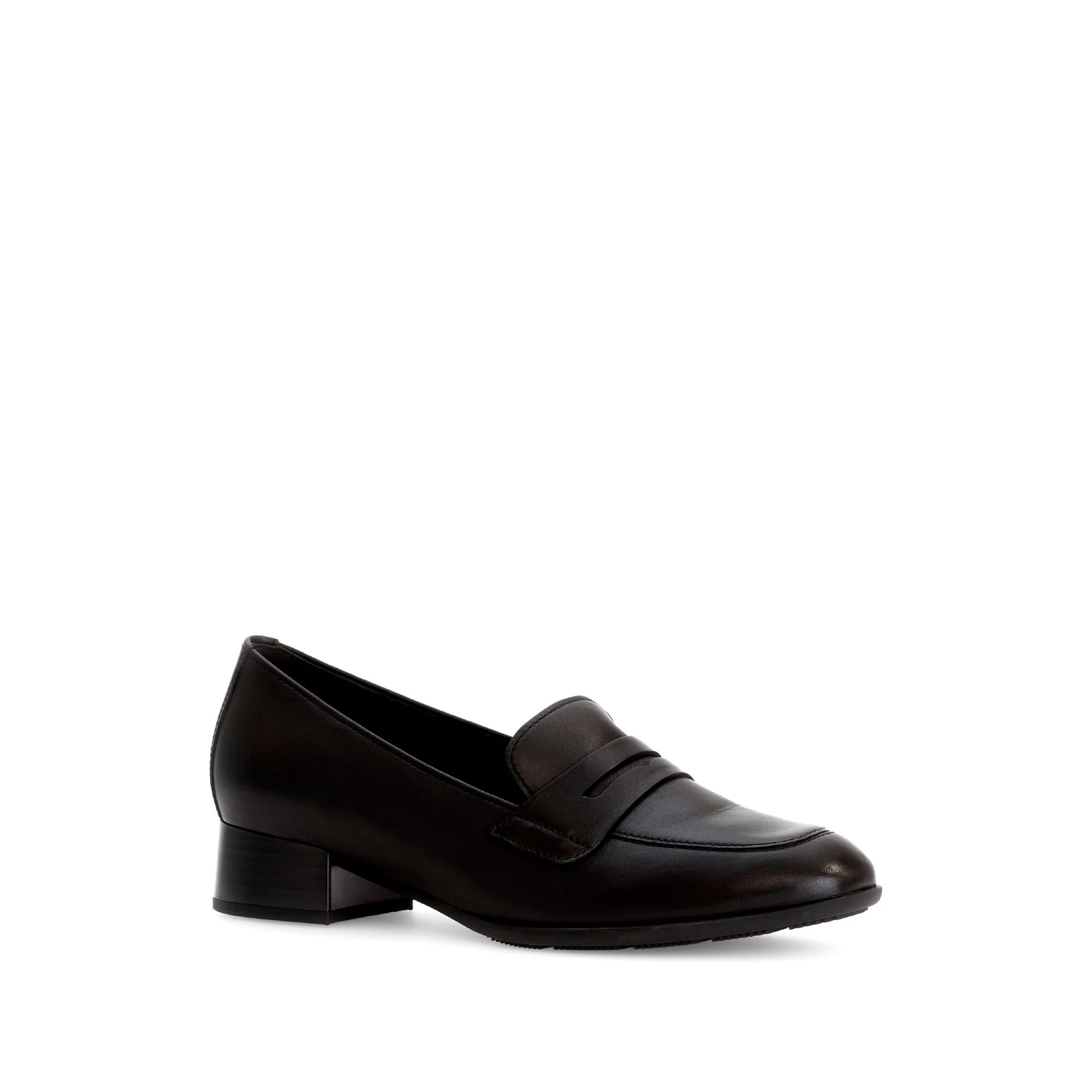 Mocassins noirs en cuir lisse - Image 3
