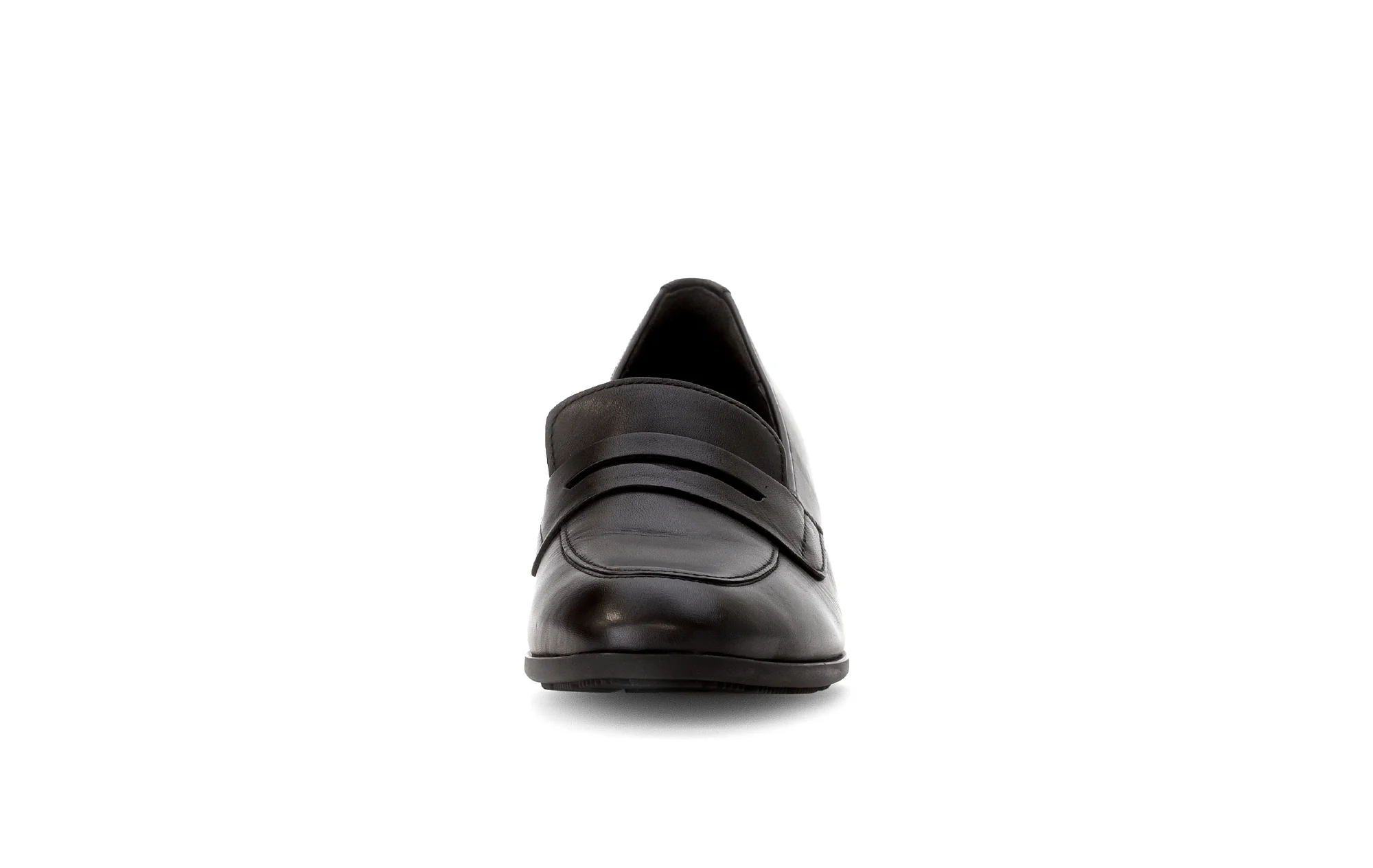 Mocassins noirs en cuir lisse - Image 4