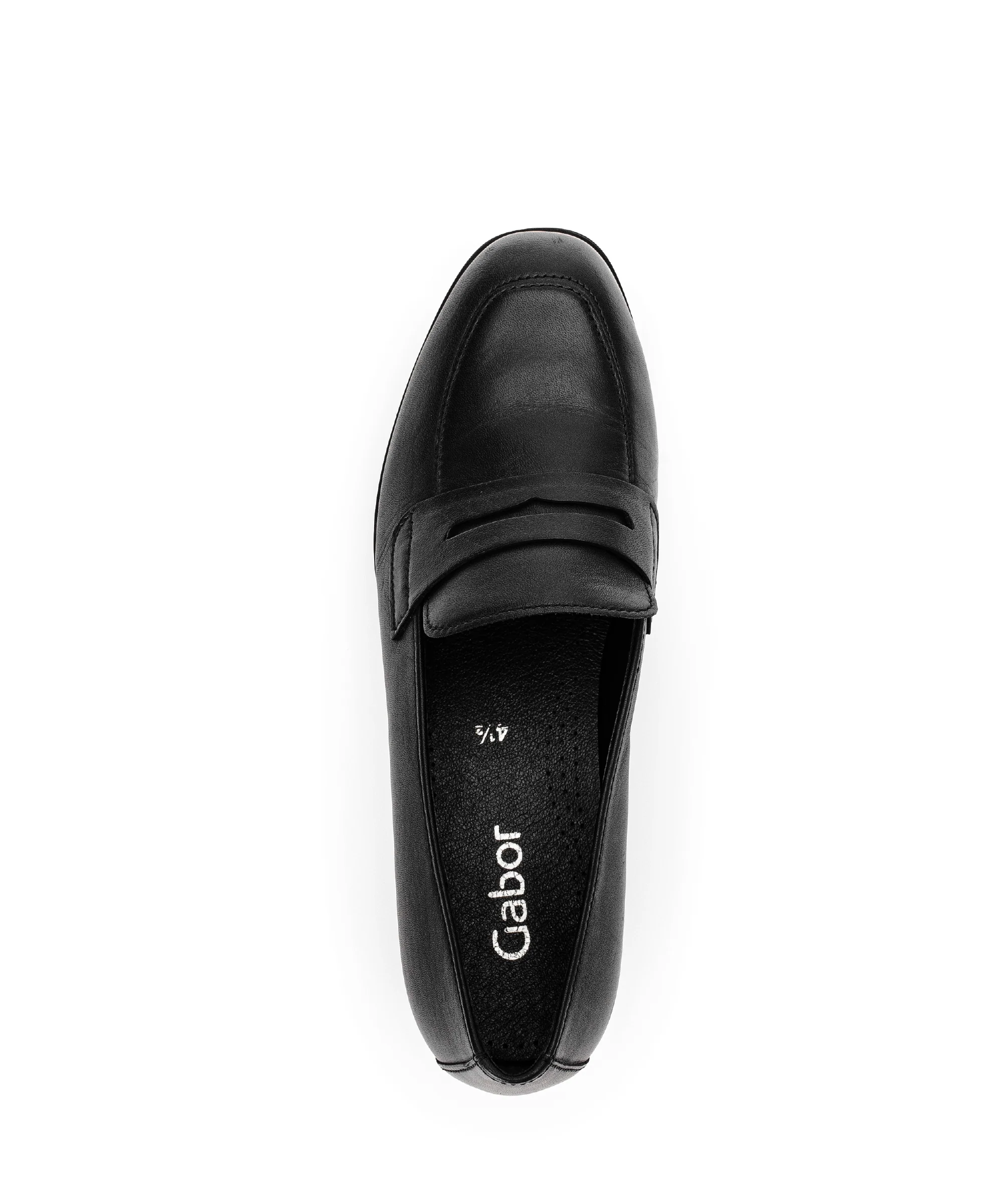 Mocassins noirs en cuir lisse - Image 6