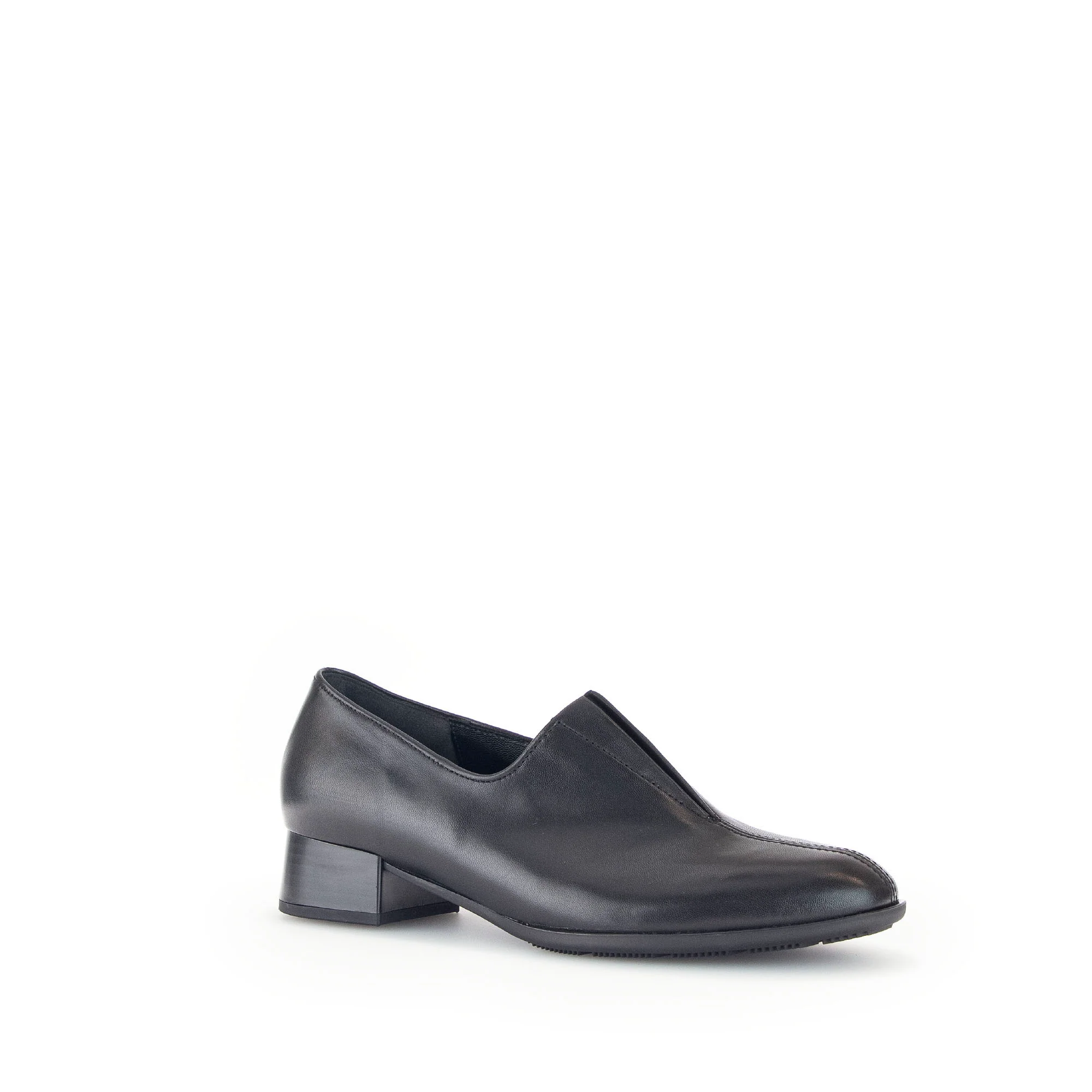 Mocassins noirs en cuir lisse - Image 3