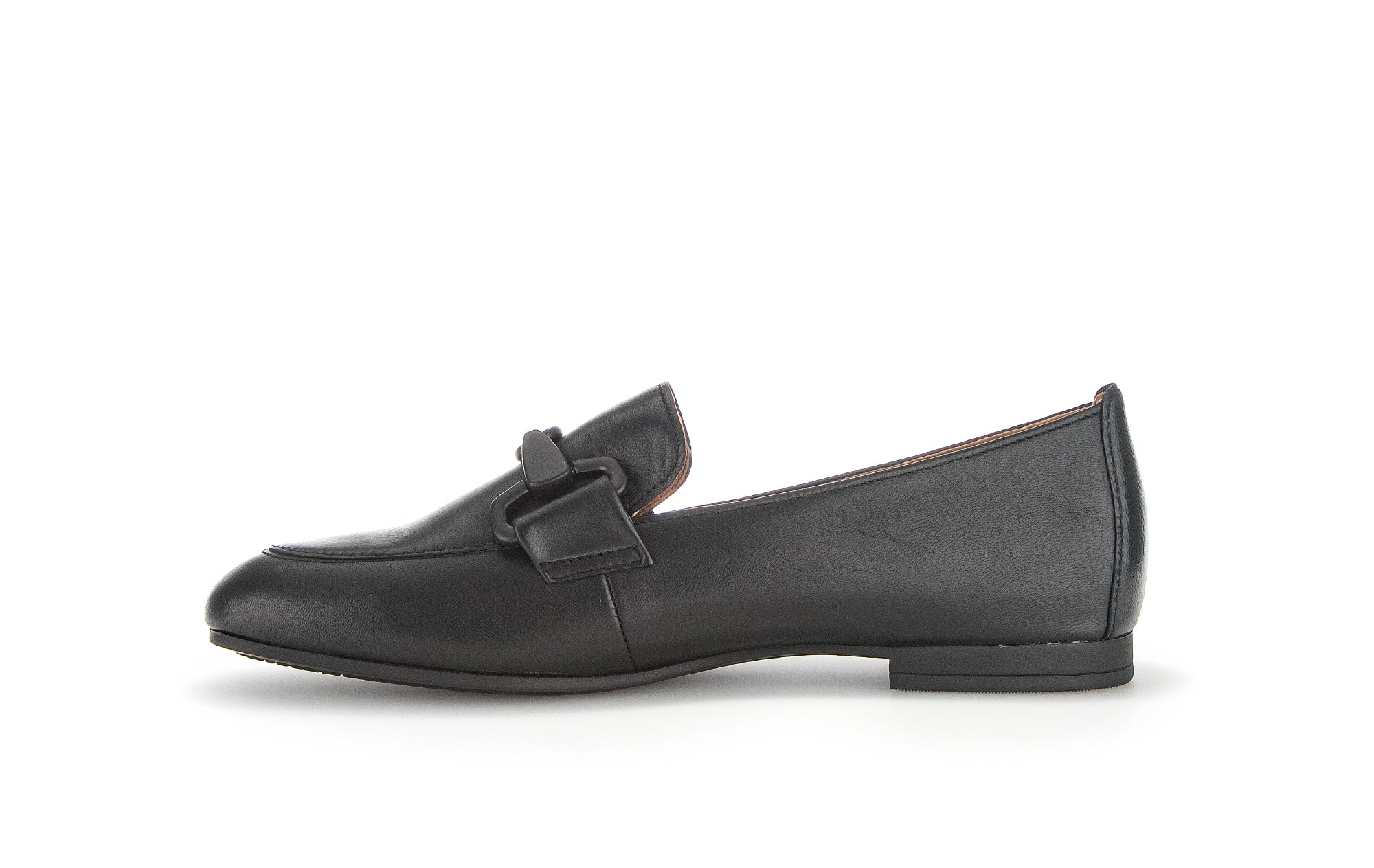 Mocassins noirs en cuir lisse - Image 2