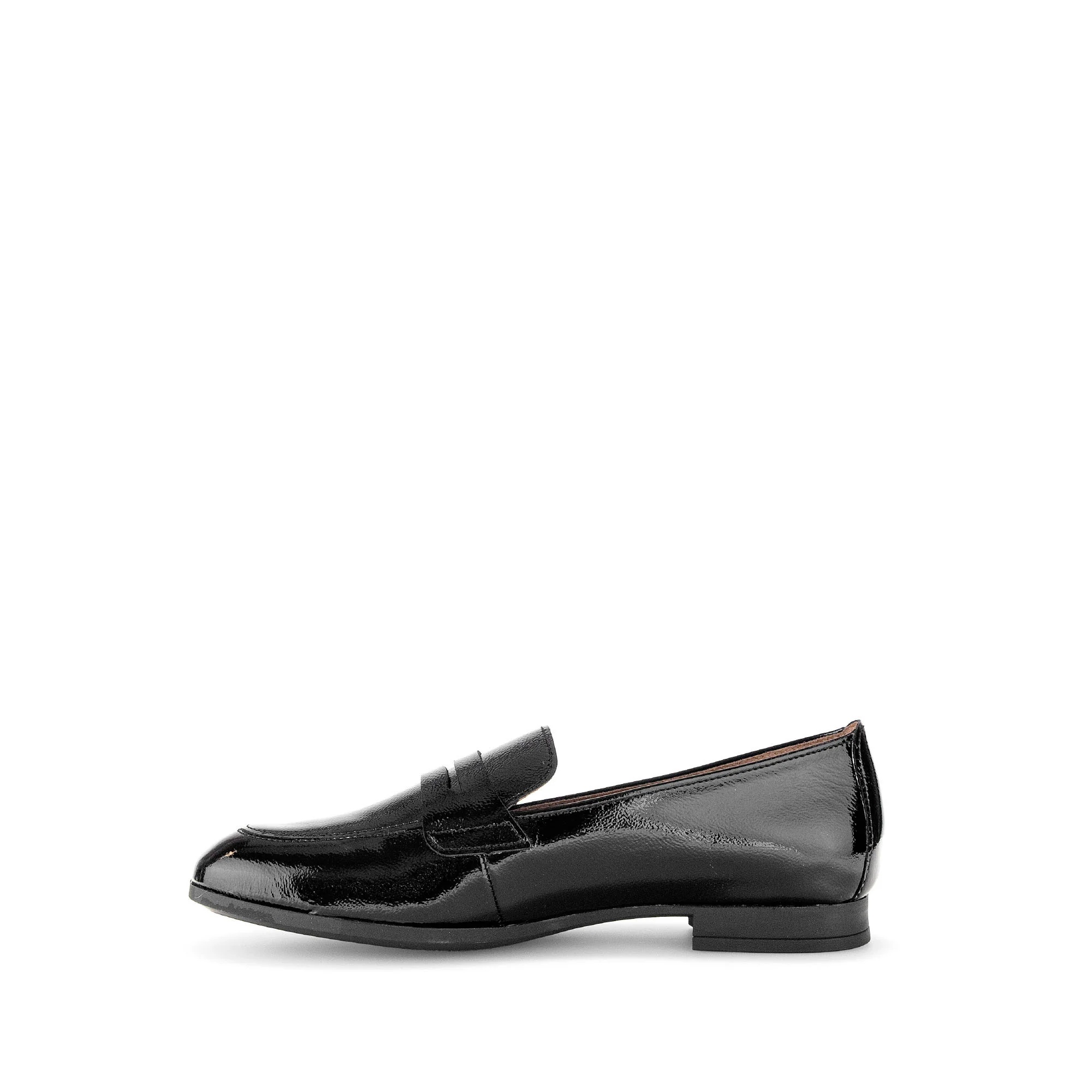 Mocassins noirs en cuir vernis - Image 2