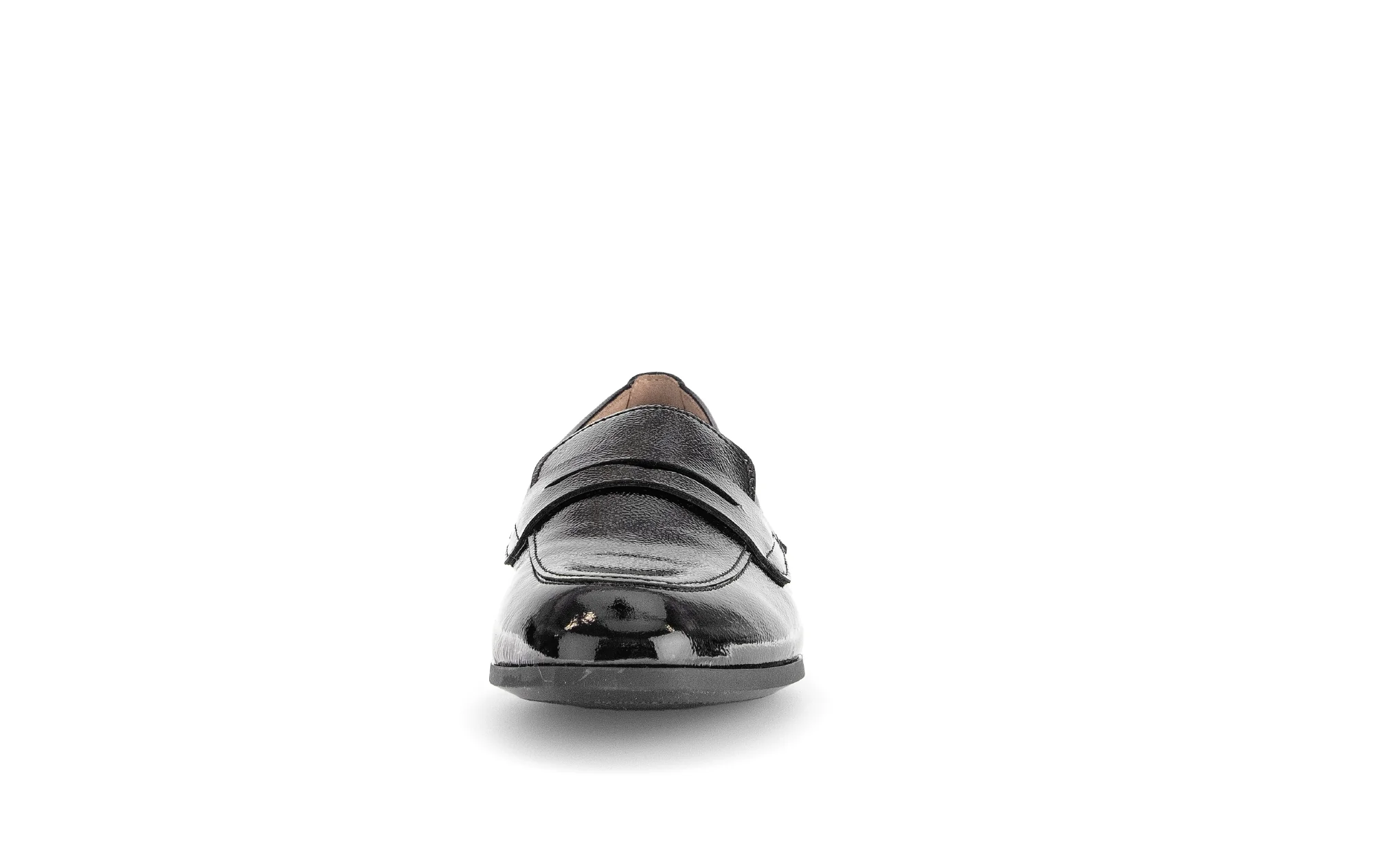 Mocassins noirs en cuir vernis - Image 4