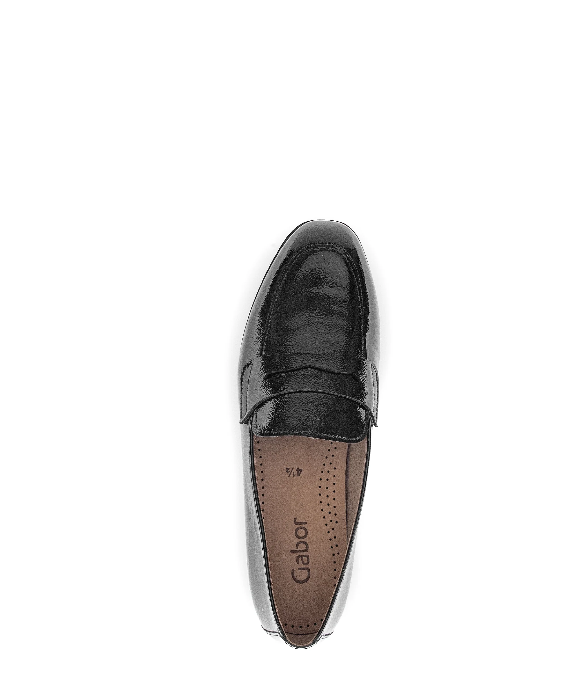 Mocassins noirs en cuir vernis - Image 6