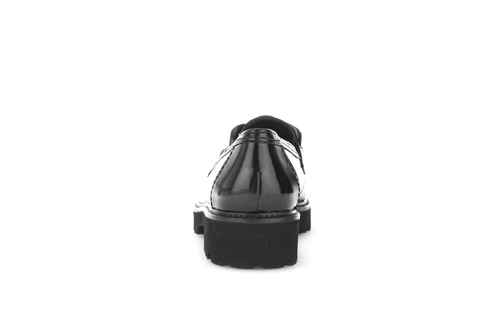 Mocassins noirs en cuir vernis - Image 4