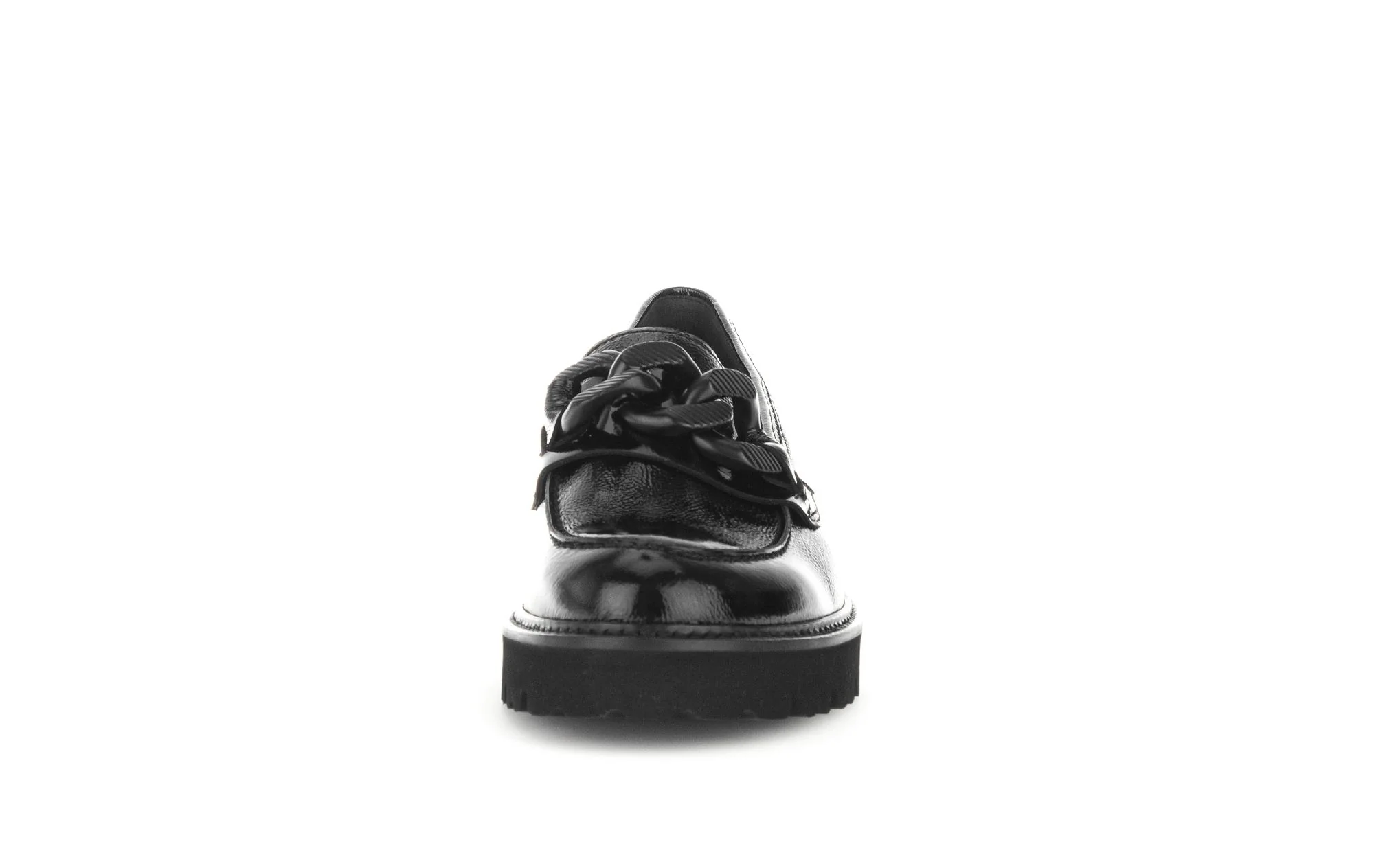 Mocassins noirs en cuir vernis - Image 5