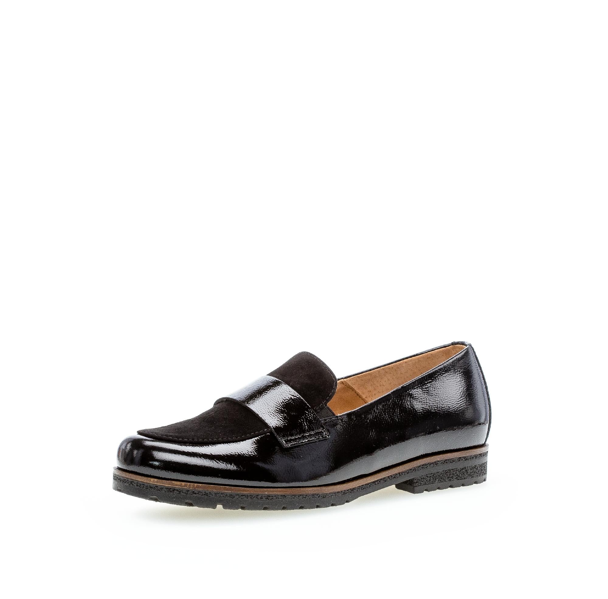 Mocassins noirs en cuir vernis - Image 5