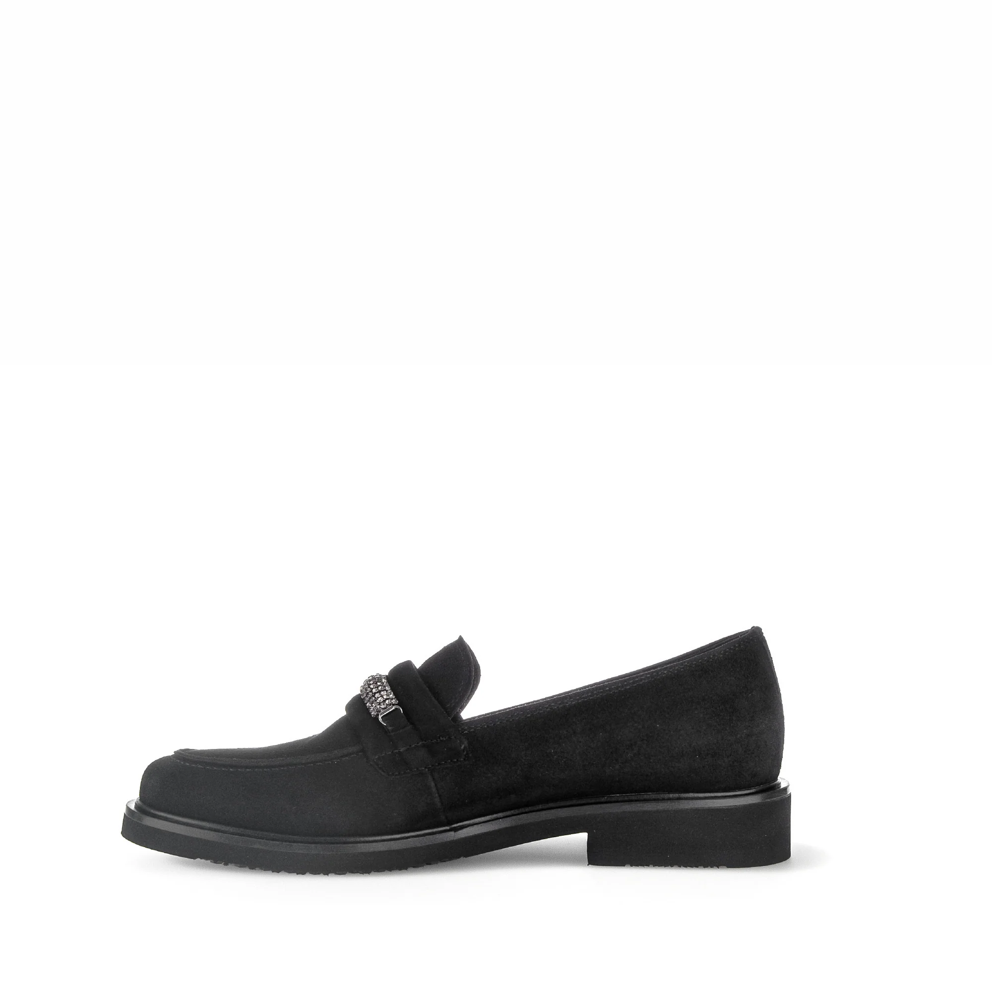 Mocassins noirs en velours - Image 2