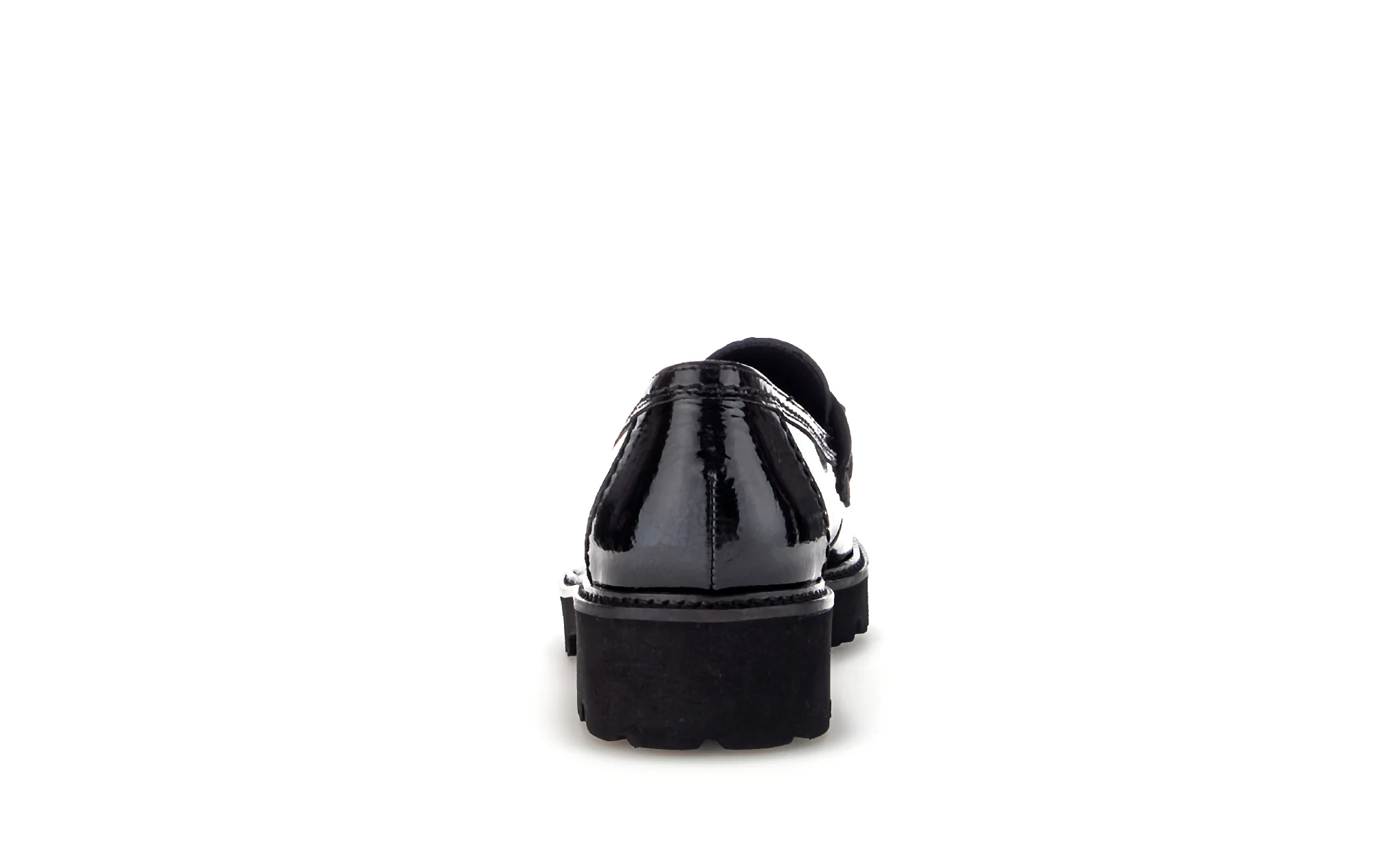 Mocassins noirs vernis et velours - Image 6