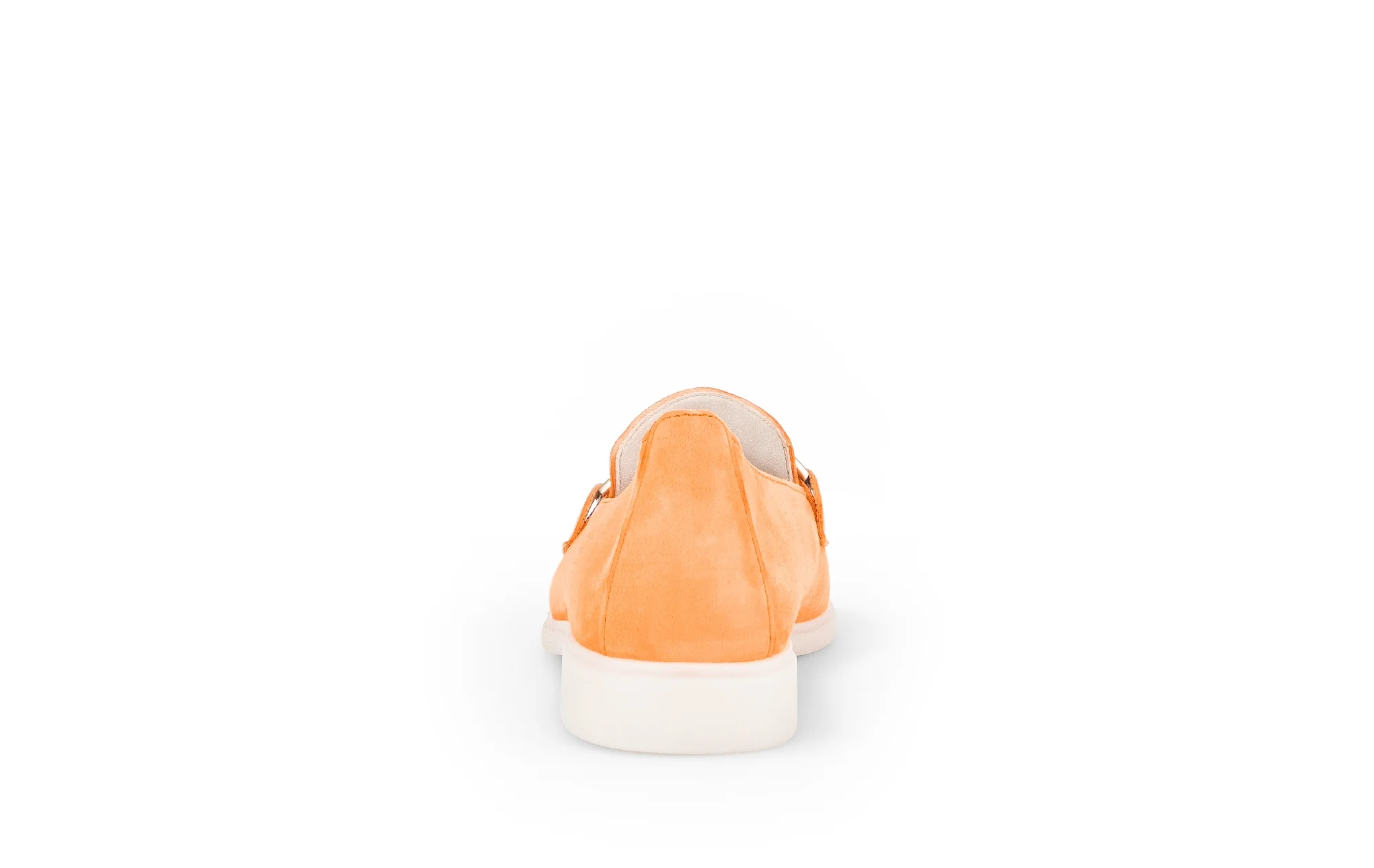 Mocassins orange en velours - Image 6