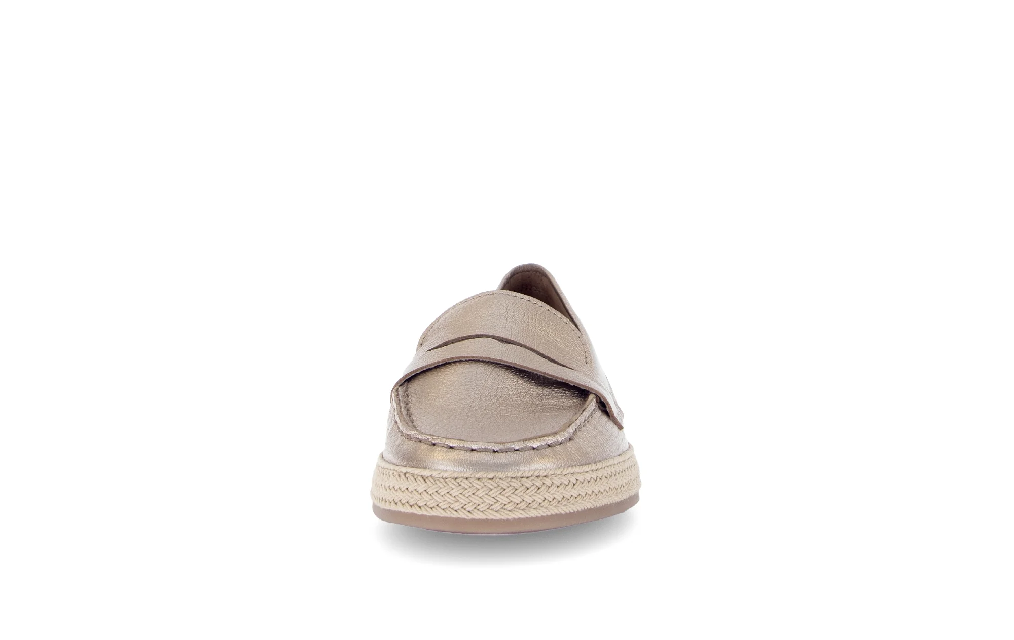 Mocassins poudrés en cuir métallisé - Image 5