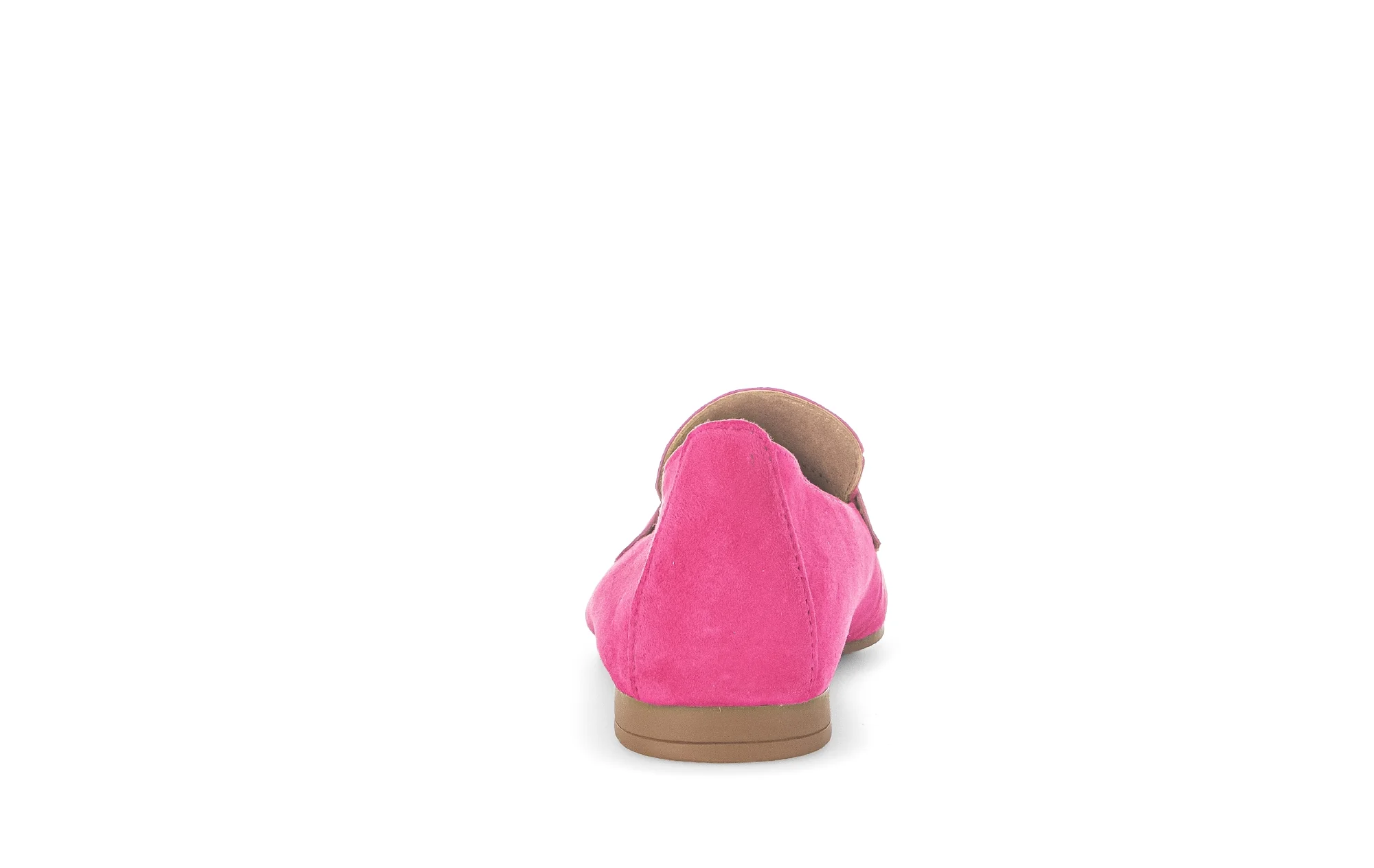 Mocassins roses en cuir velours - Image 4