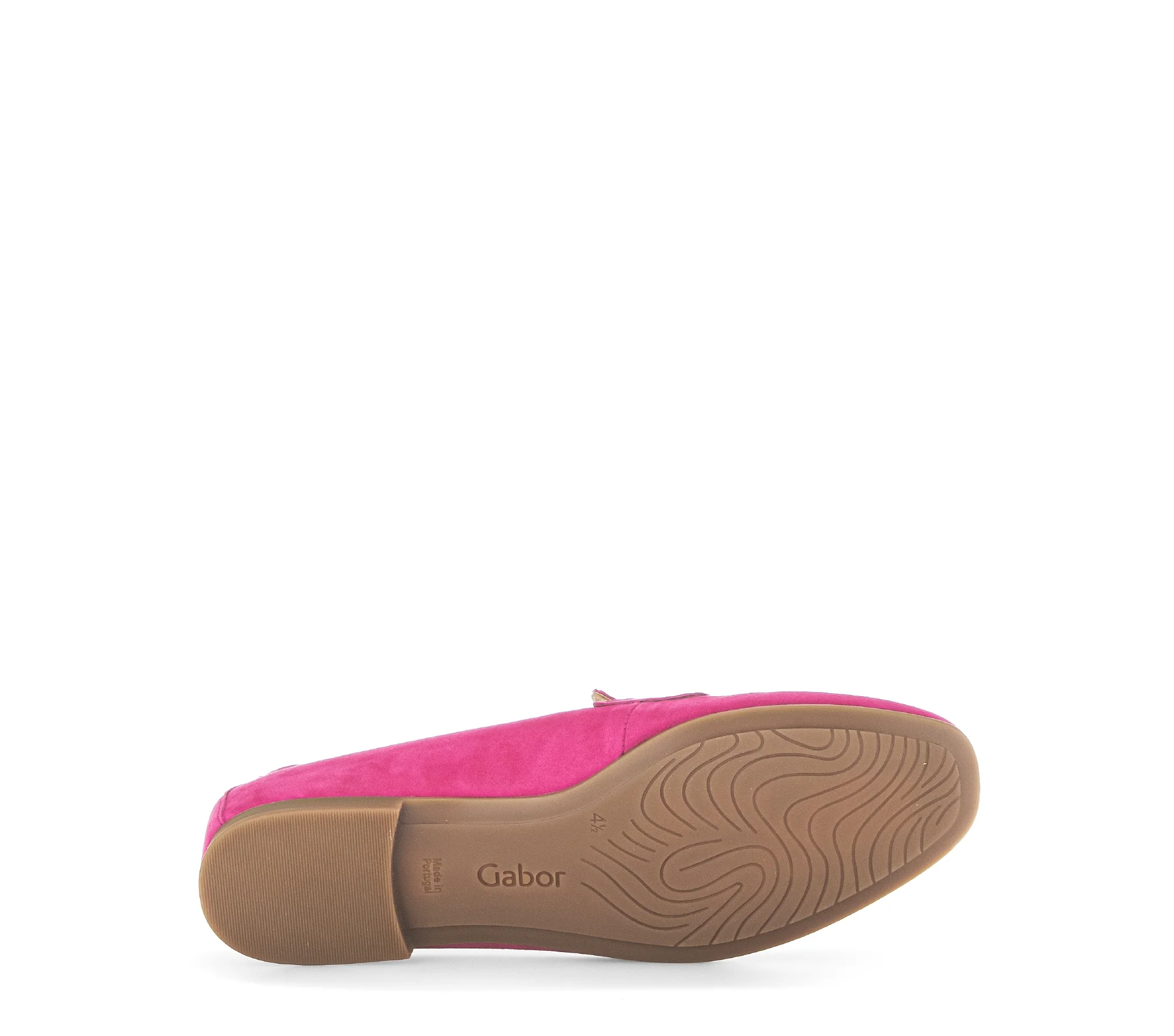 Mocassins roses en cuir velours - Image 6