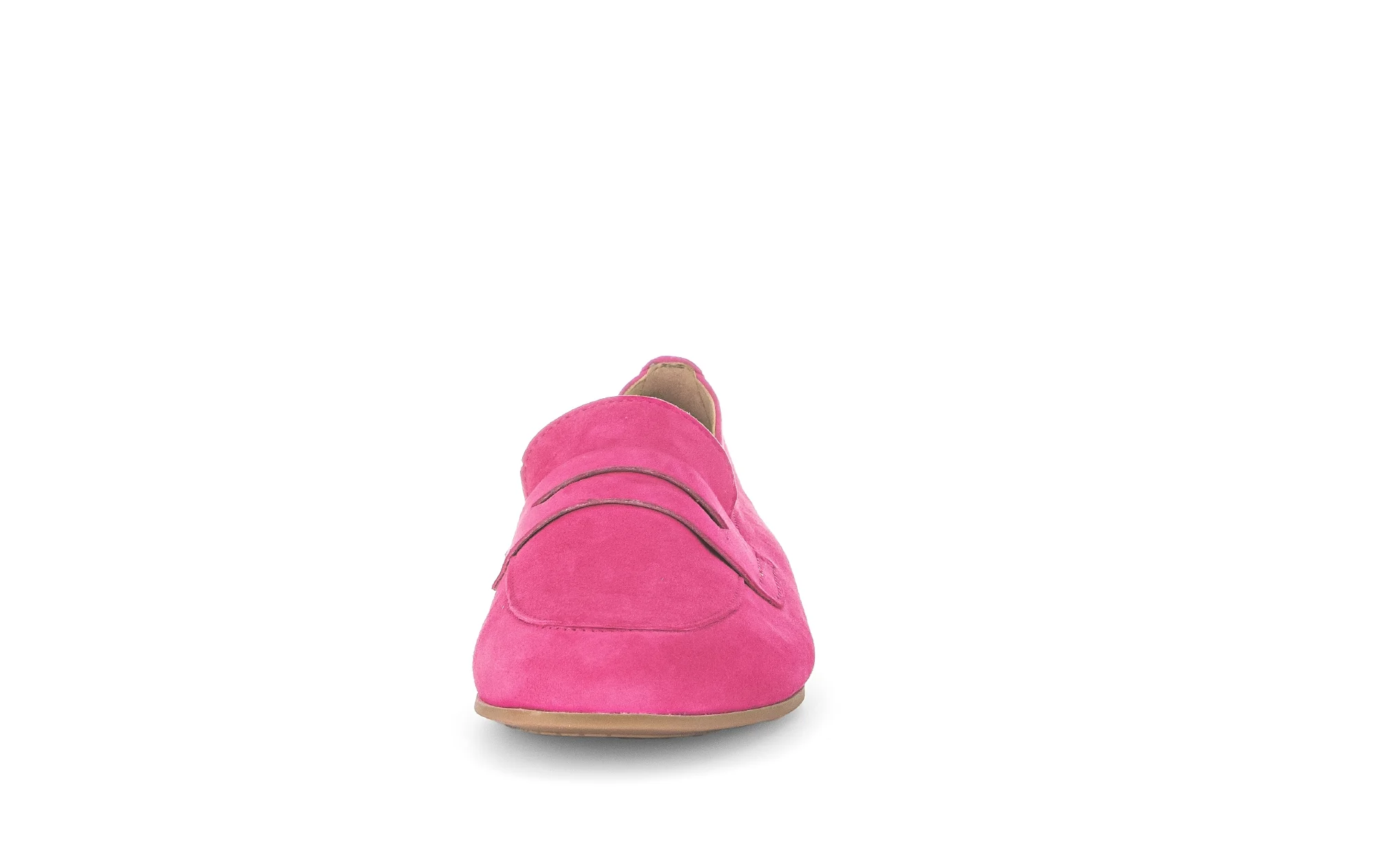 Mocassins roses en cuir velours - Image 6