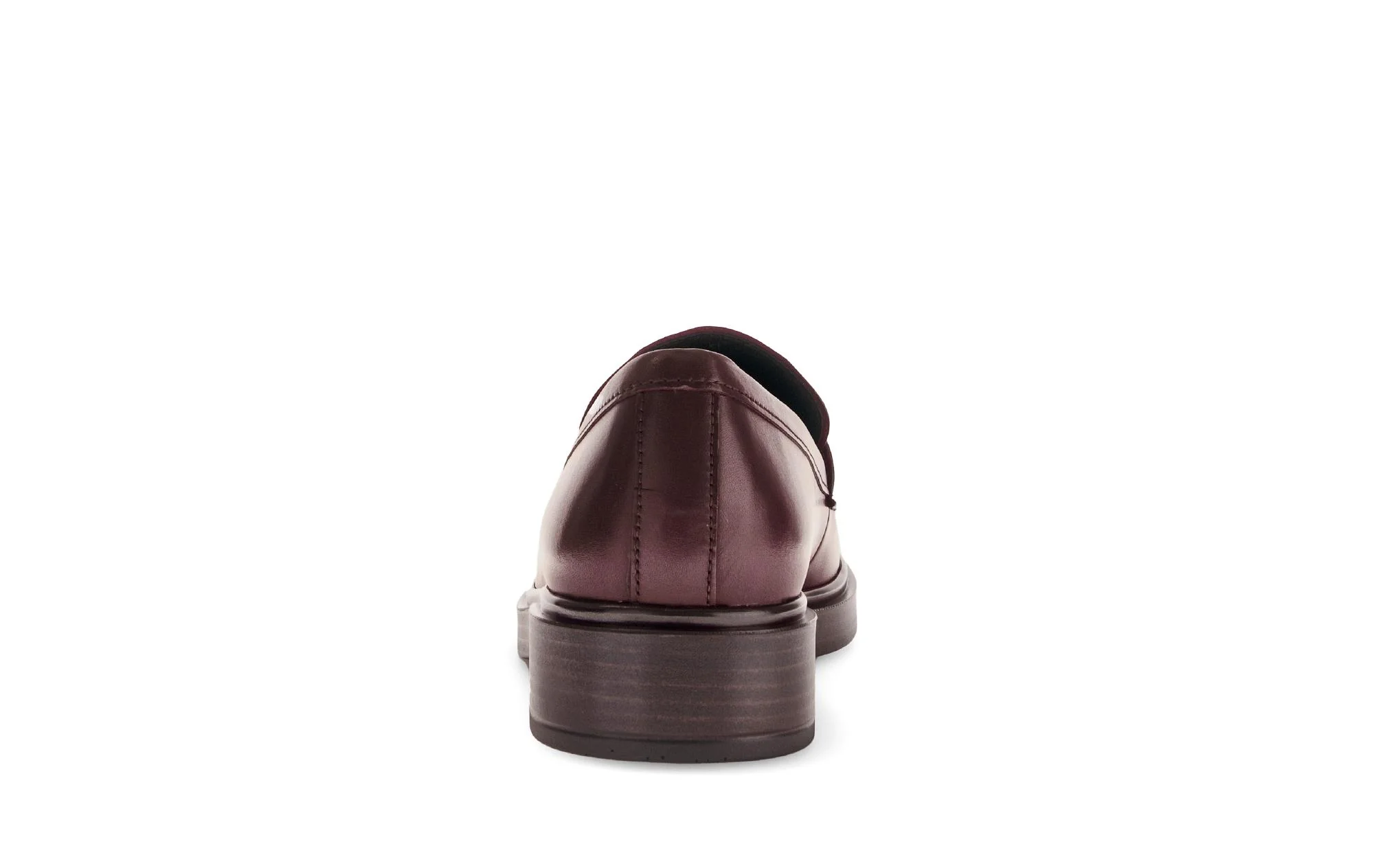 Mocassins rouges en cuir lisse - Image 4