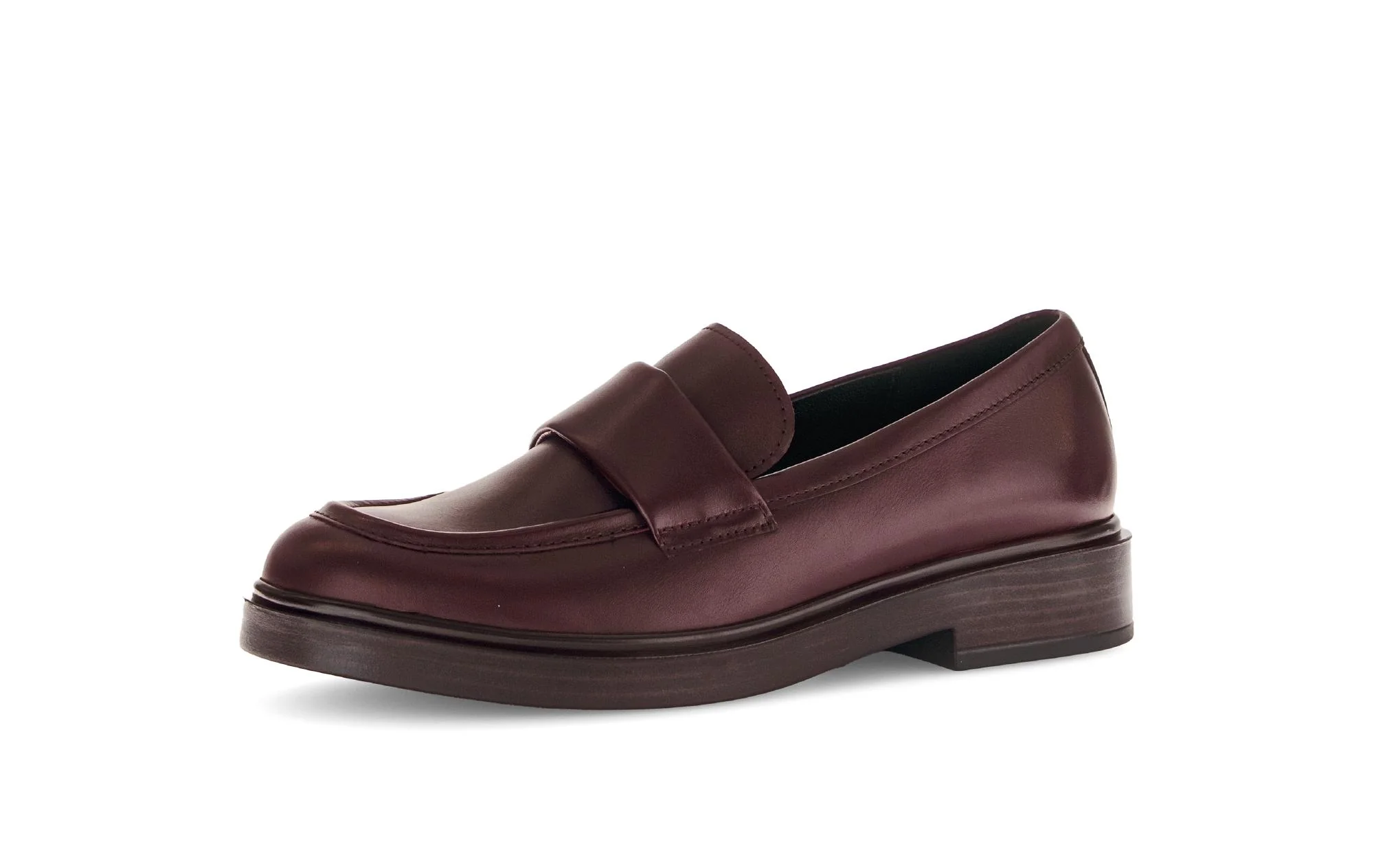 Mocassins rouges en cuir lisse - Image 6