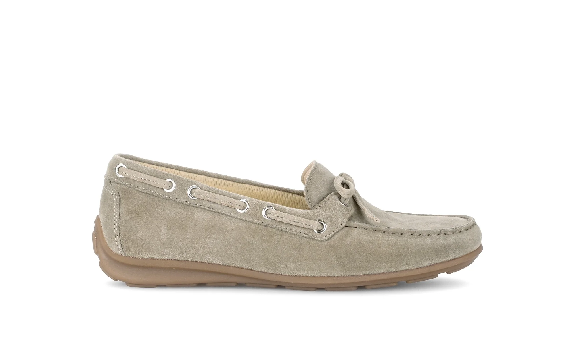Mocassins verts en velours