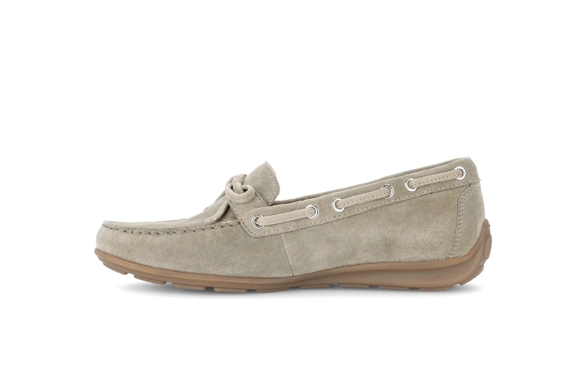 Mocassins verts en velours - Image 2