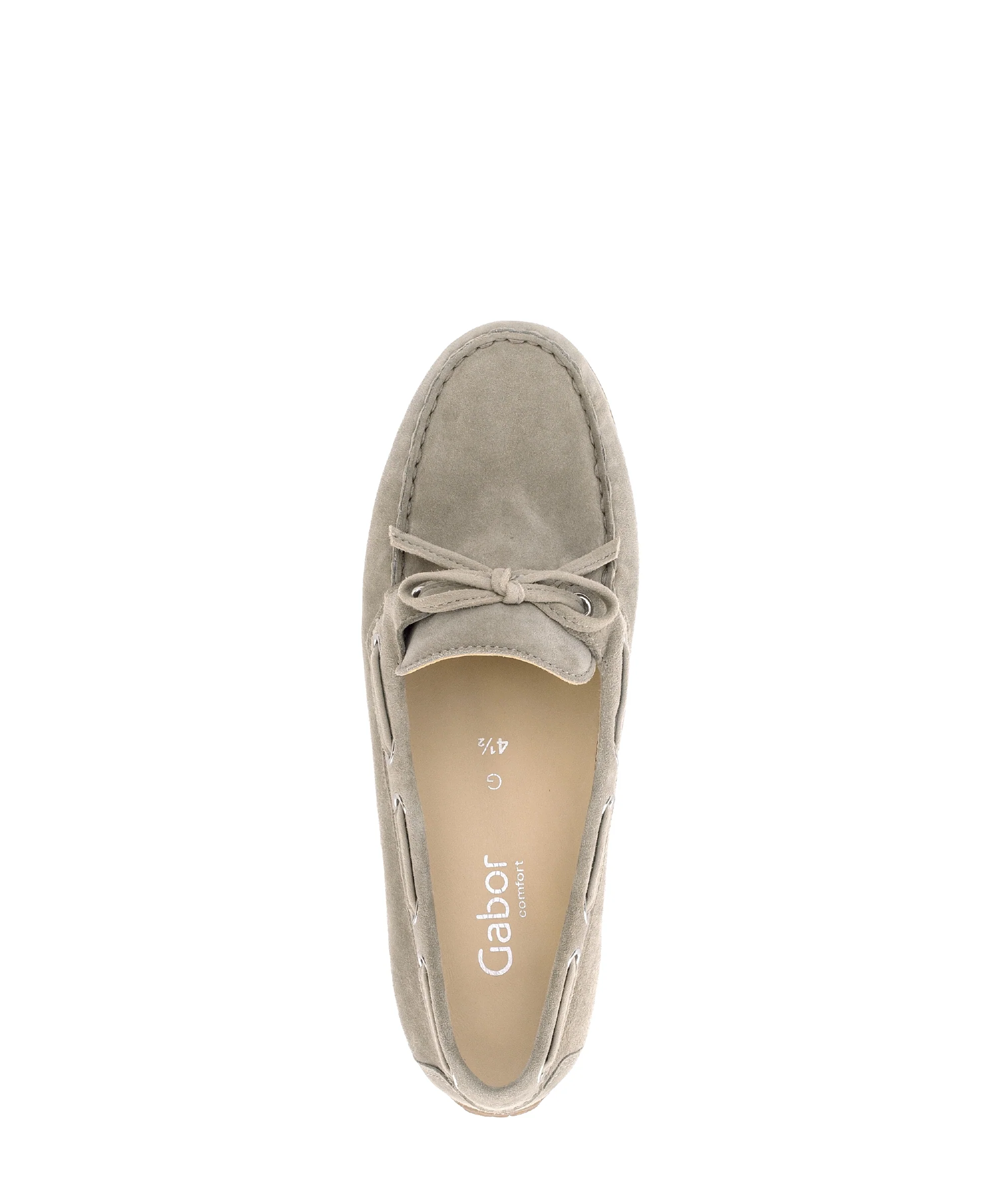 Mocassins verts en velours - Image 3