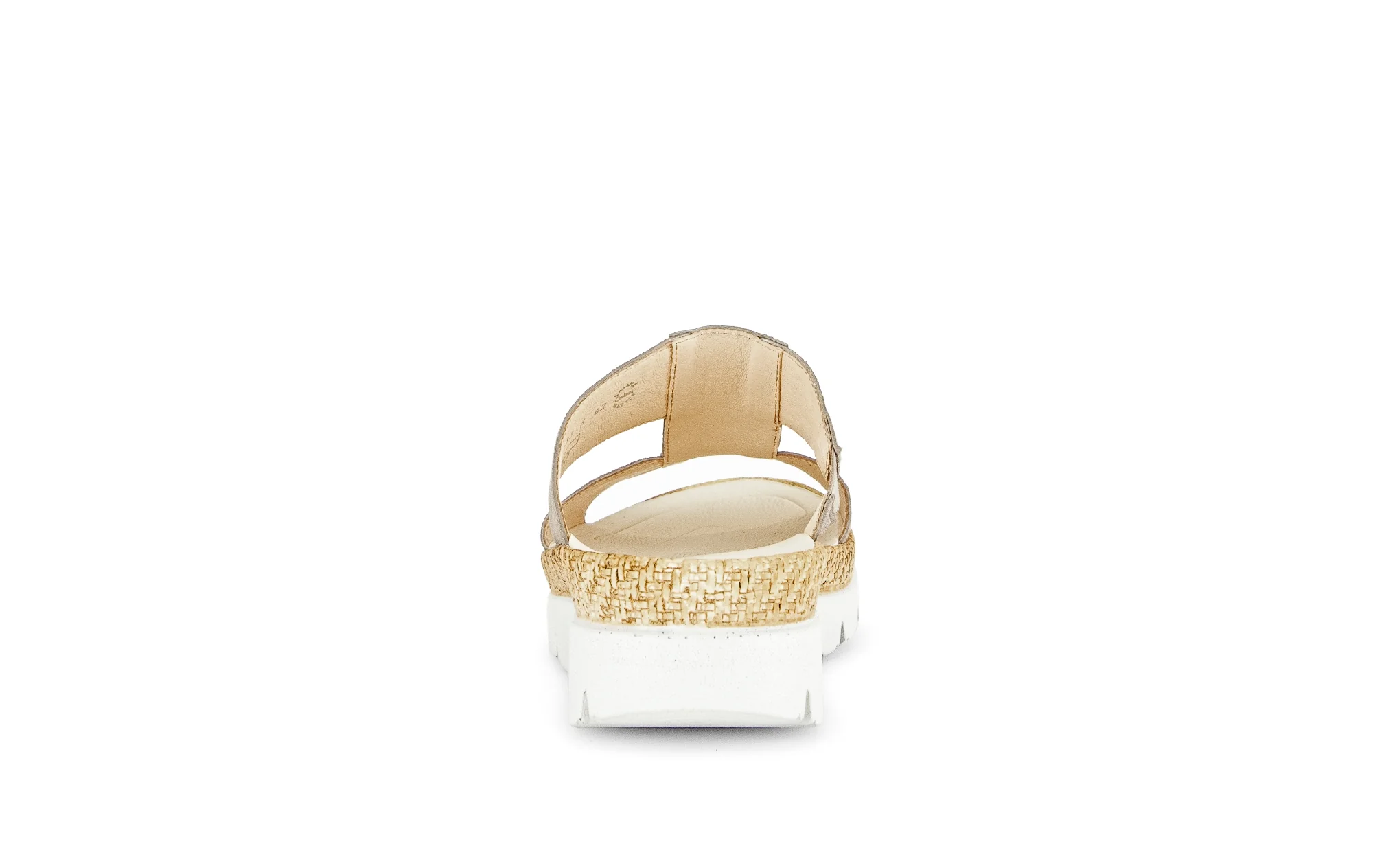 Mules beiges en Nubuck avec strass - Image 4