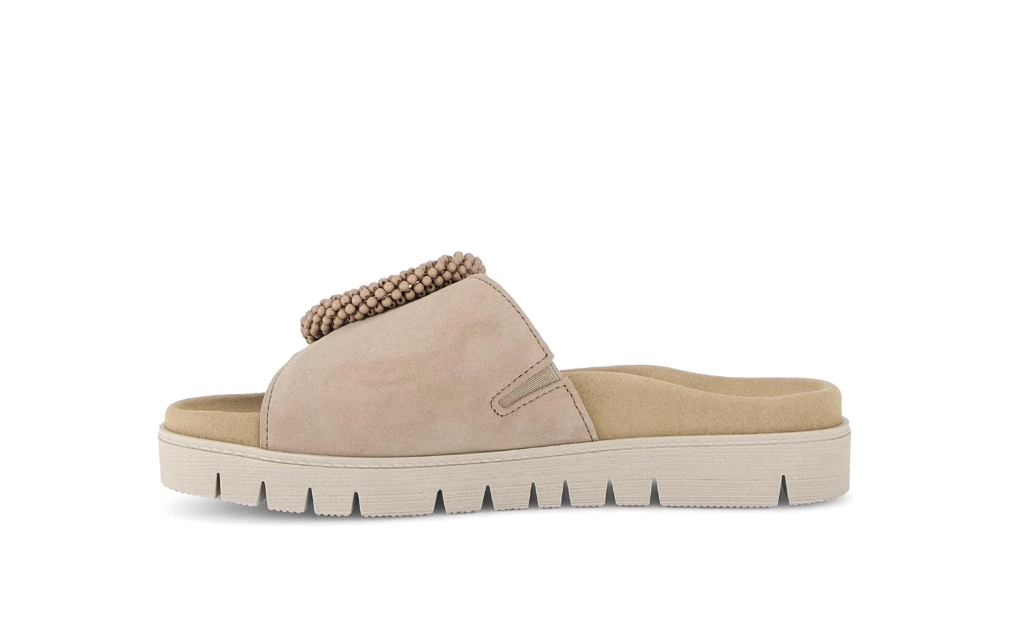 Mules beiges en cuir - Image 2