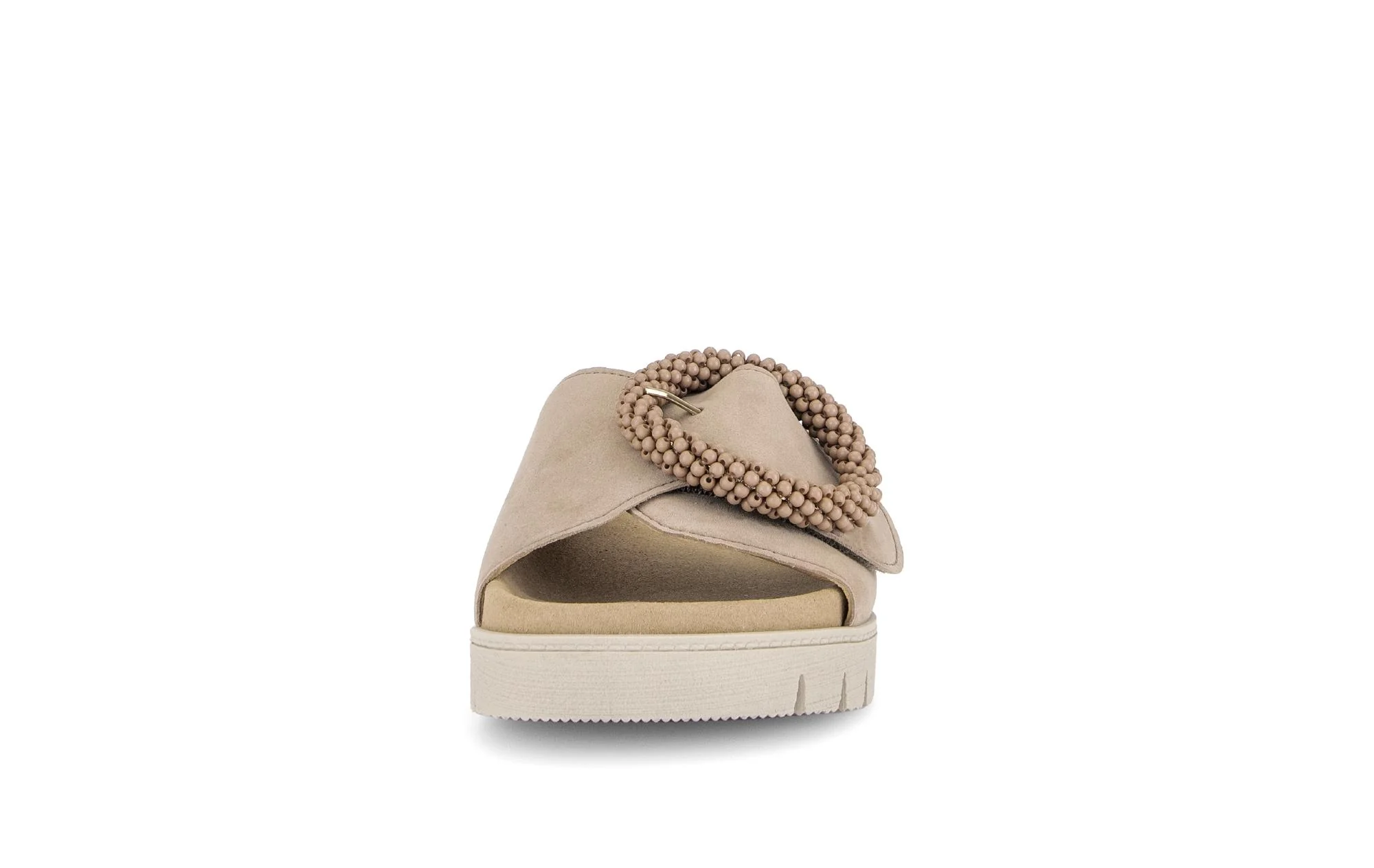 Mules beiges en cuir - Image 5