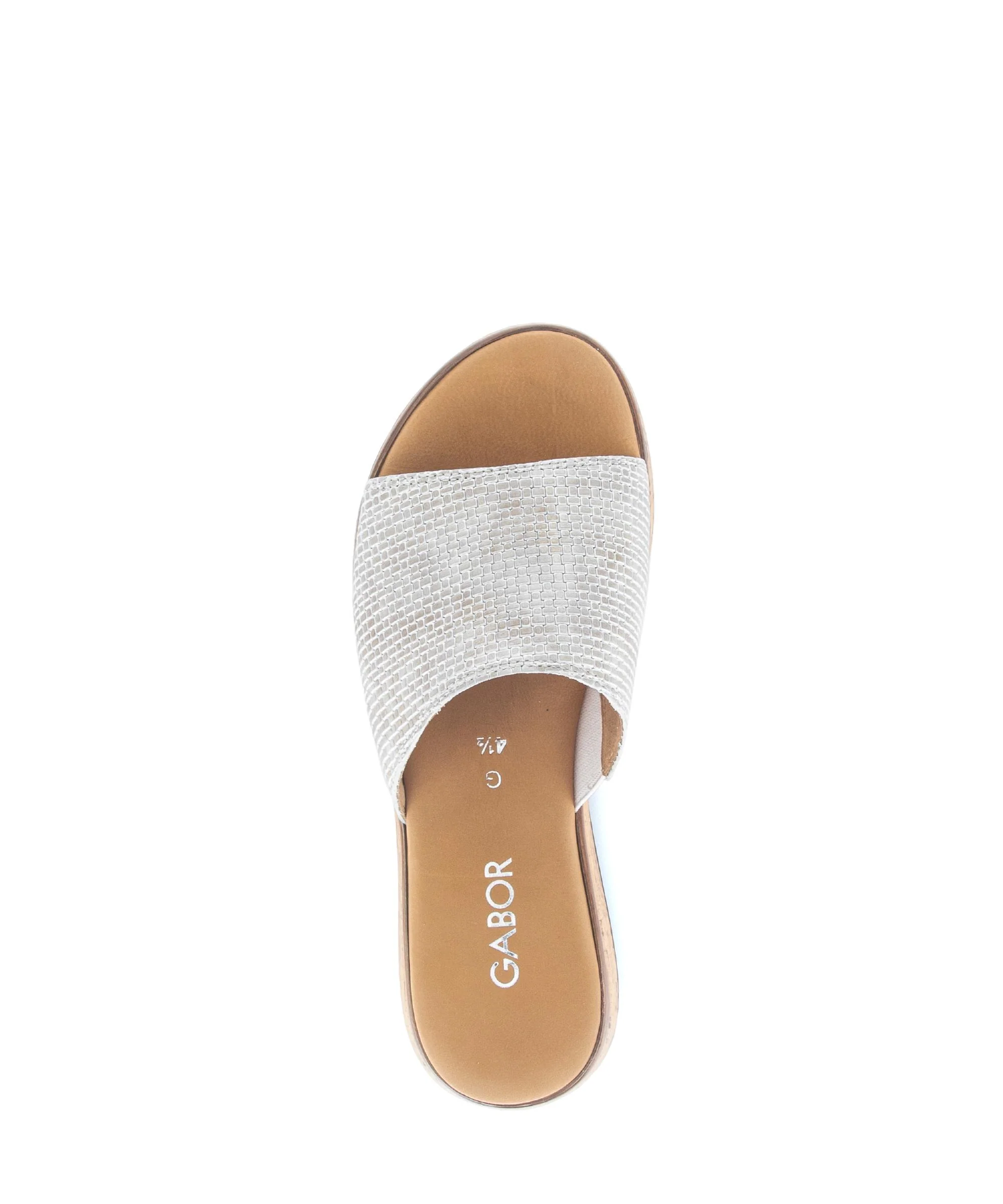 Mules beiges en cuir - Image 3