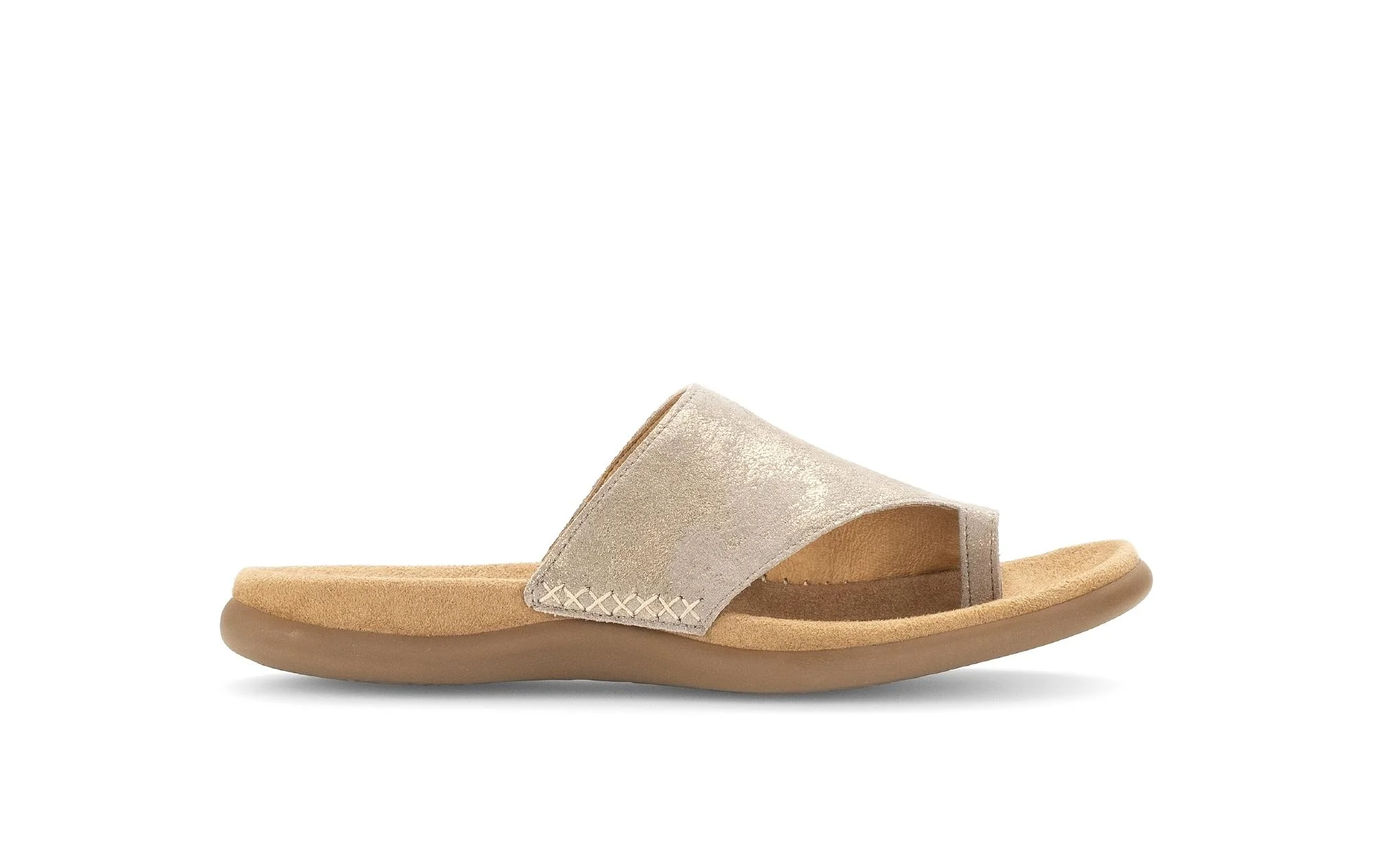 Mules beiges en nubuck