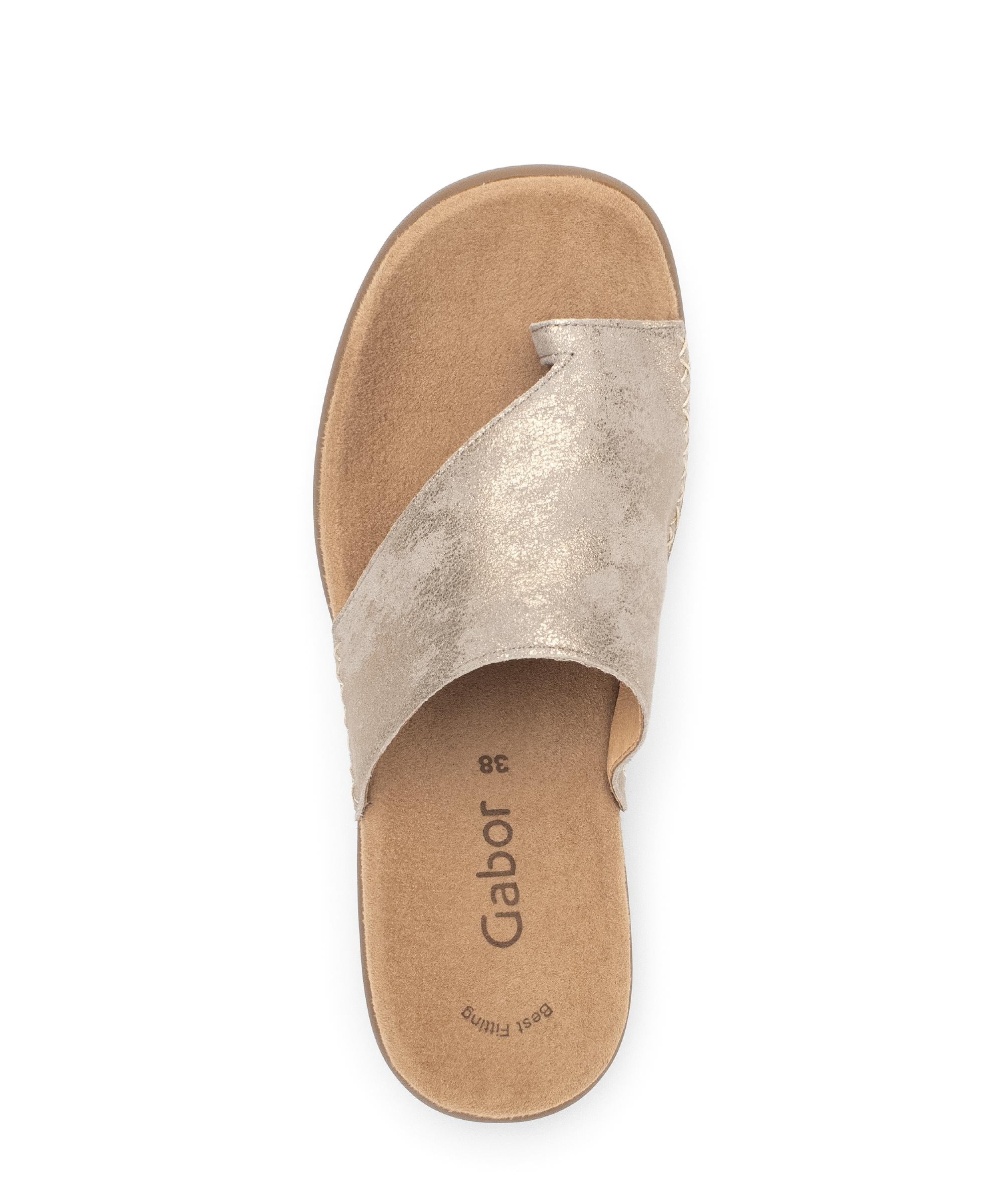 Mules beiges en nubuck - Image 3