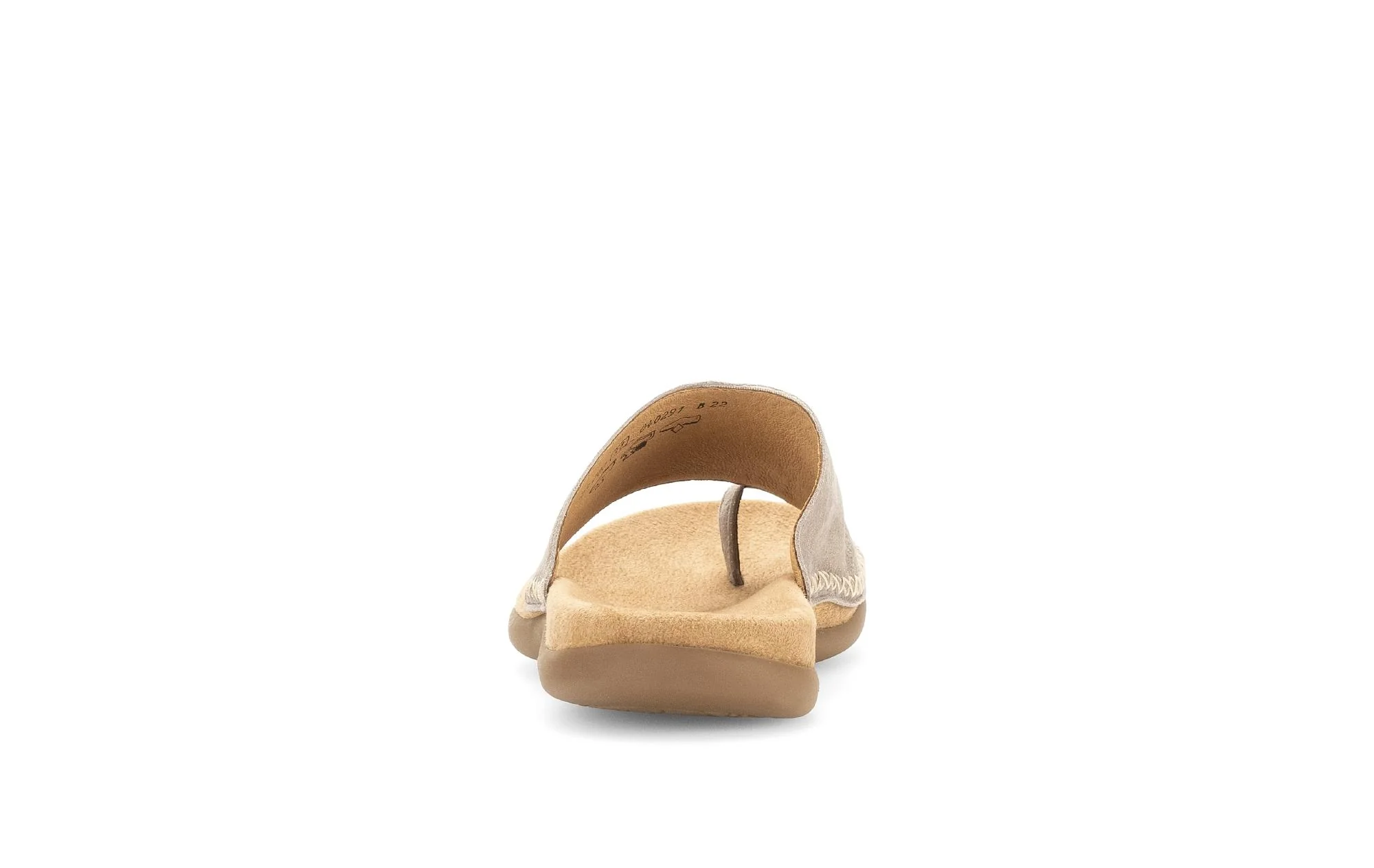 Mules beiges en nubuck - Image 4