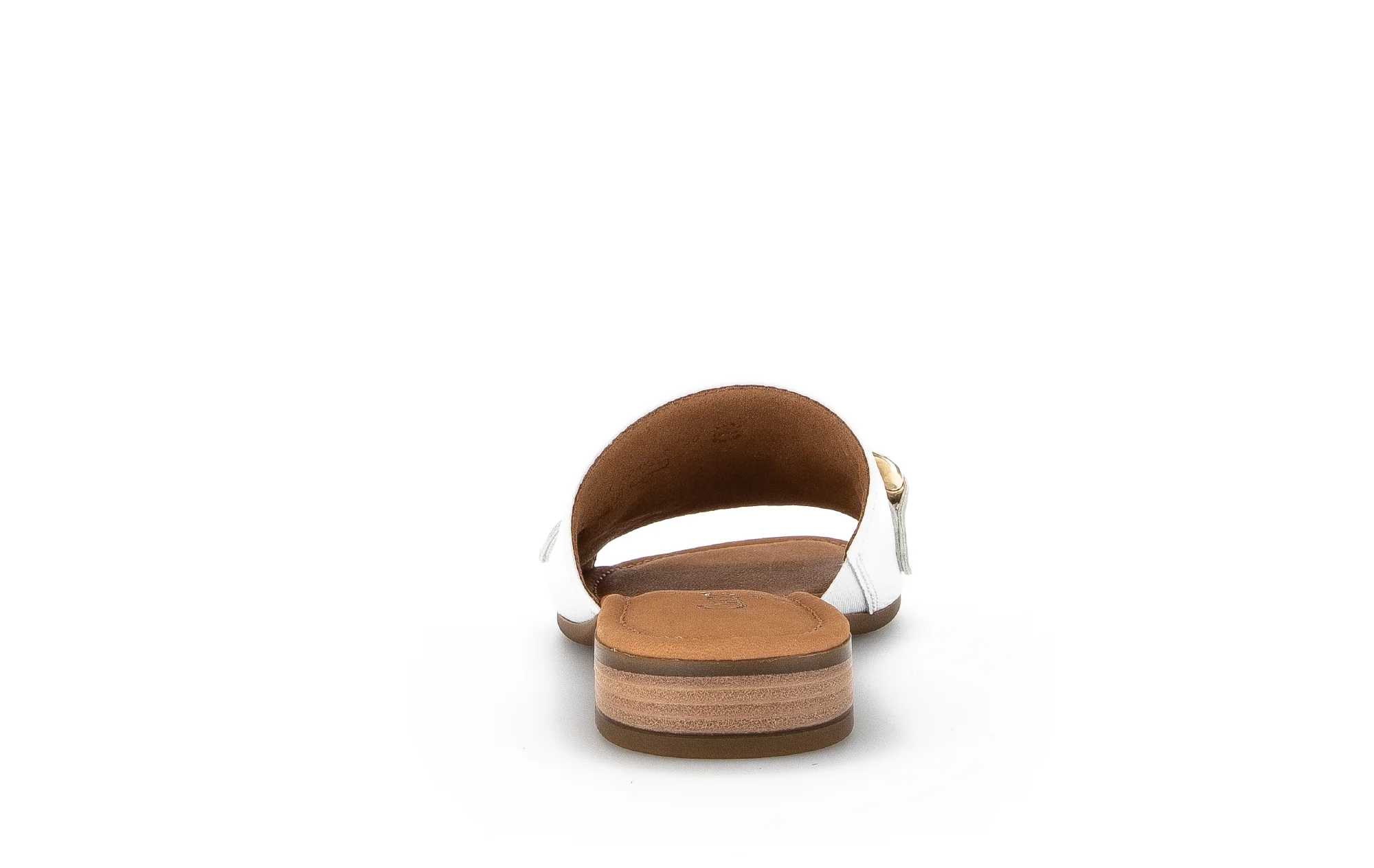 Mules blanches en cuir - Image 4