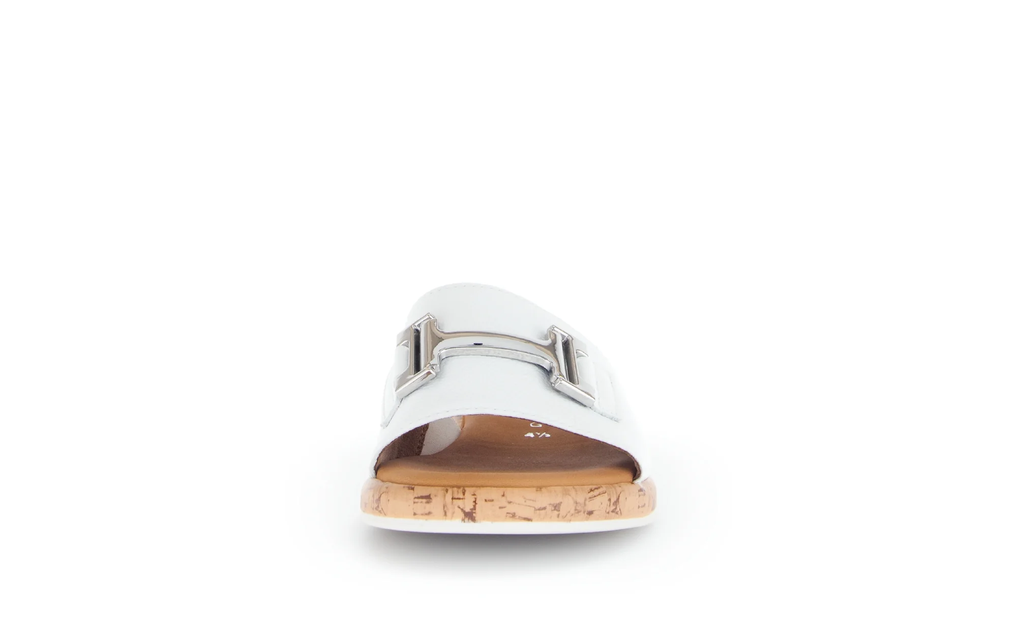 Mules blanches en cuir - Image 5