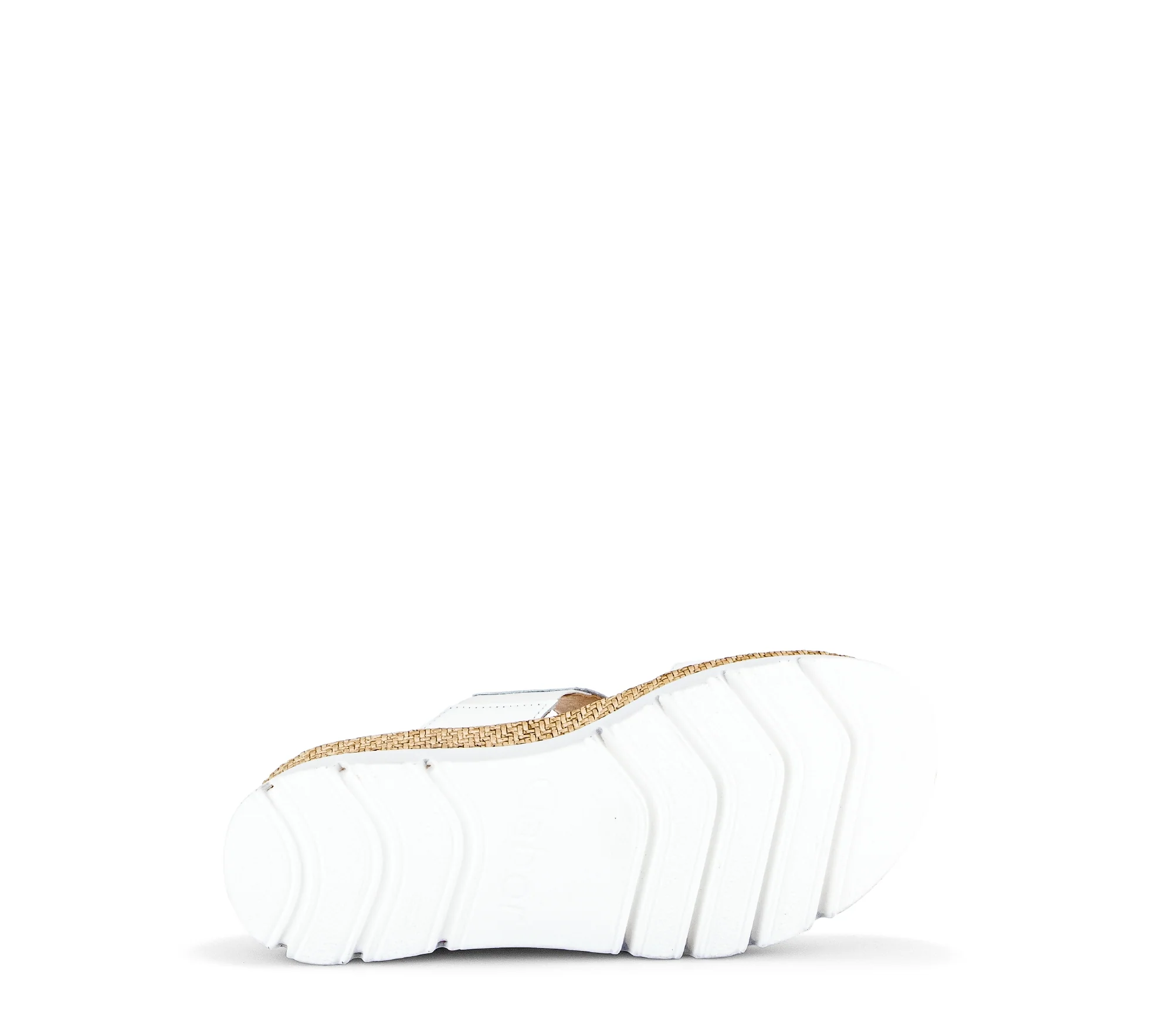 Mules blanches en cuir avec strass - Image 7